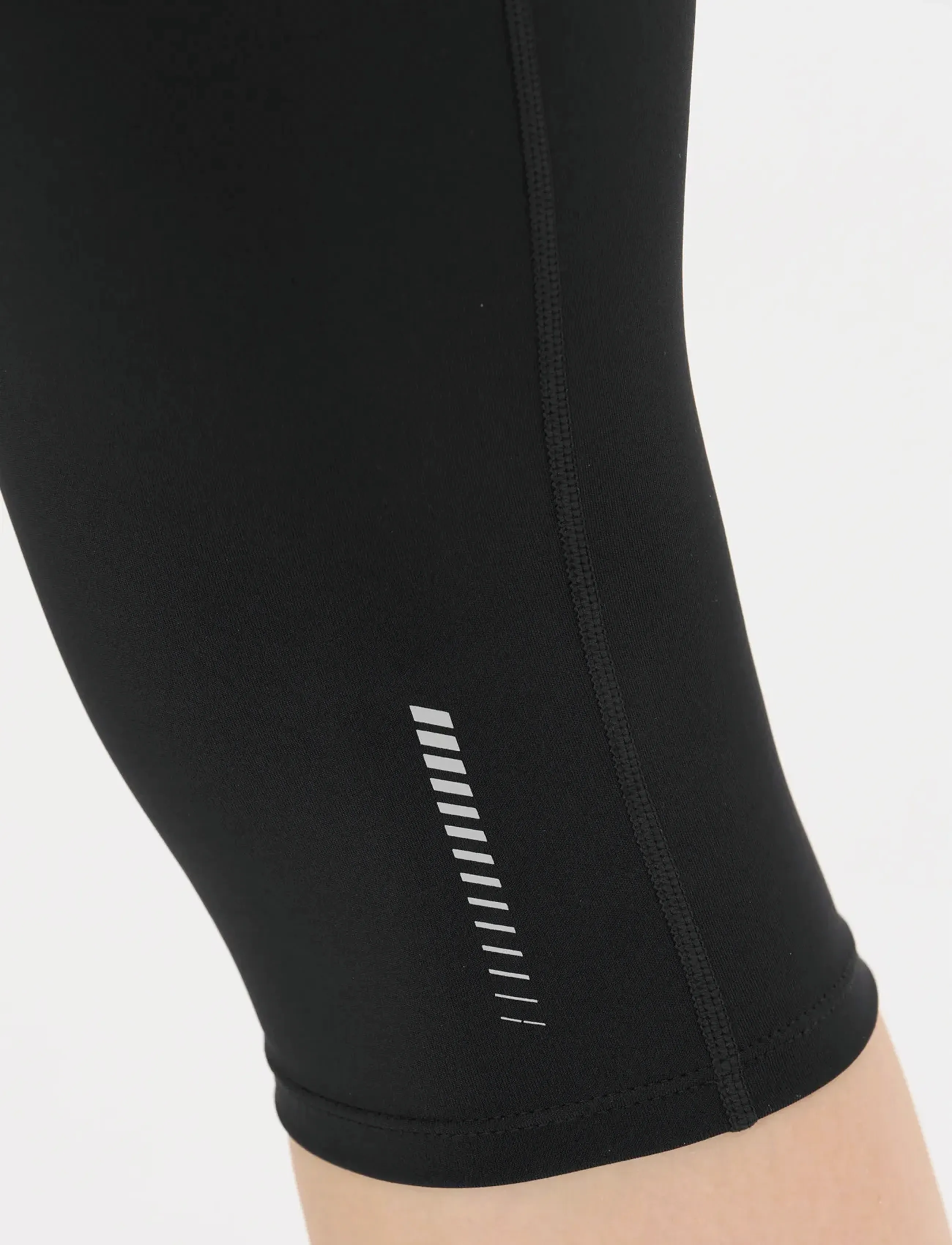 Endurance - Strong W 3/4 Run Tights - løpetights - black - 4