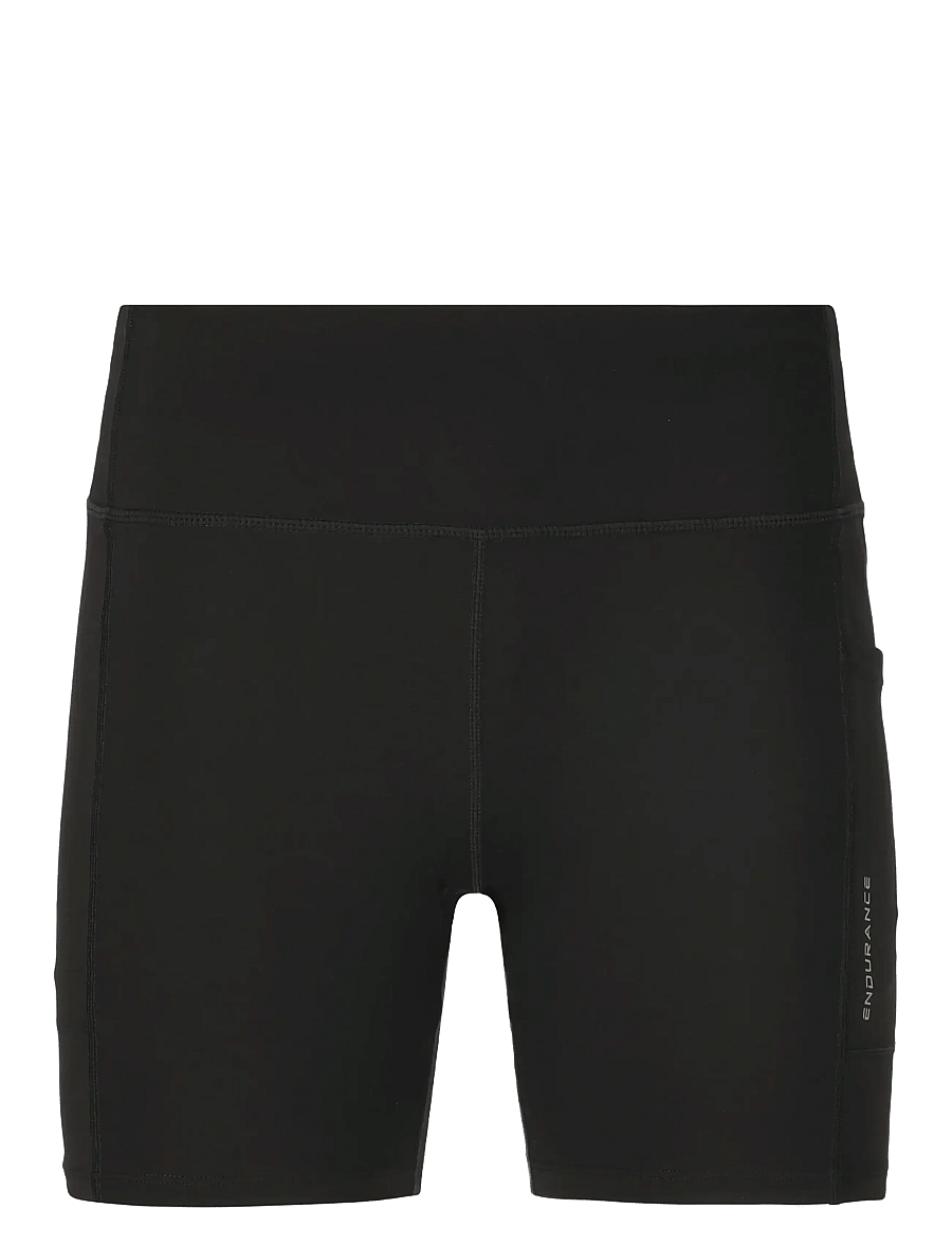 Endurance - Strong W Short Run Tights - lühikesed jooksupüksid - black - 1