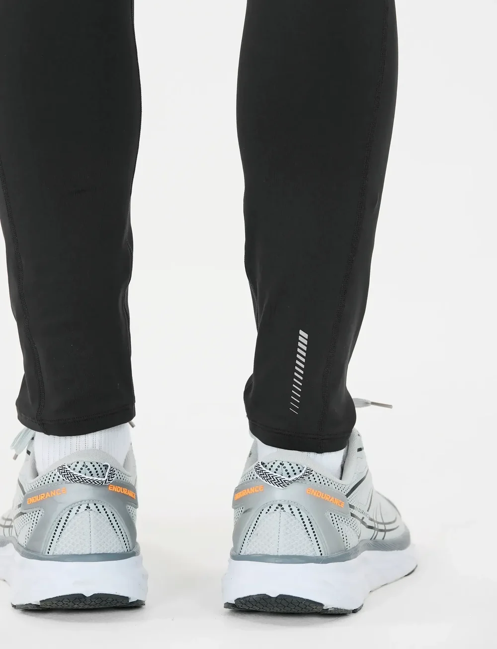Endurance - Strong M Windblock Long Tights - jooksuretuusid - black - 4
