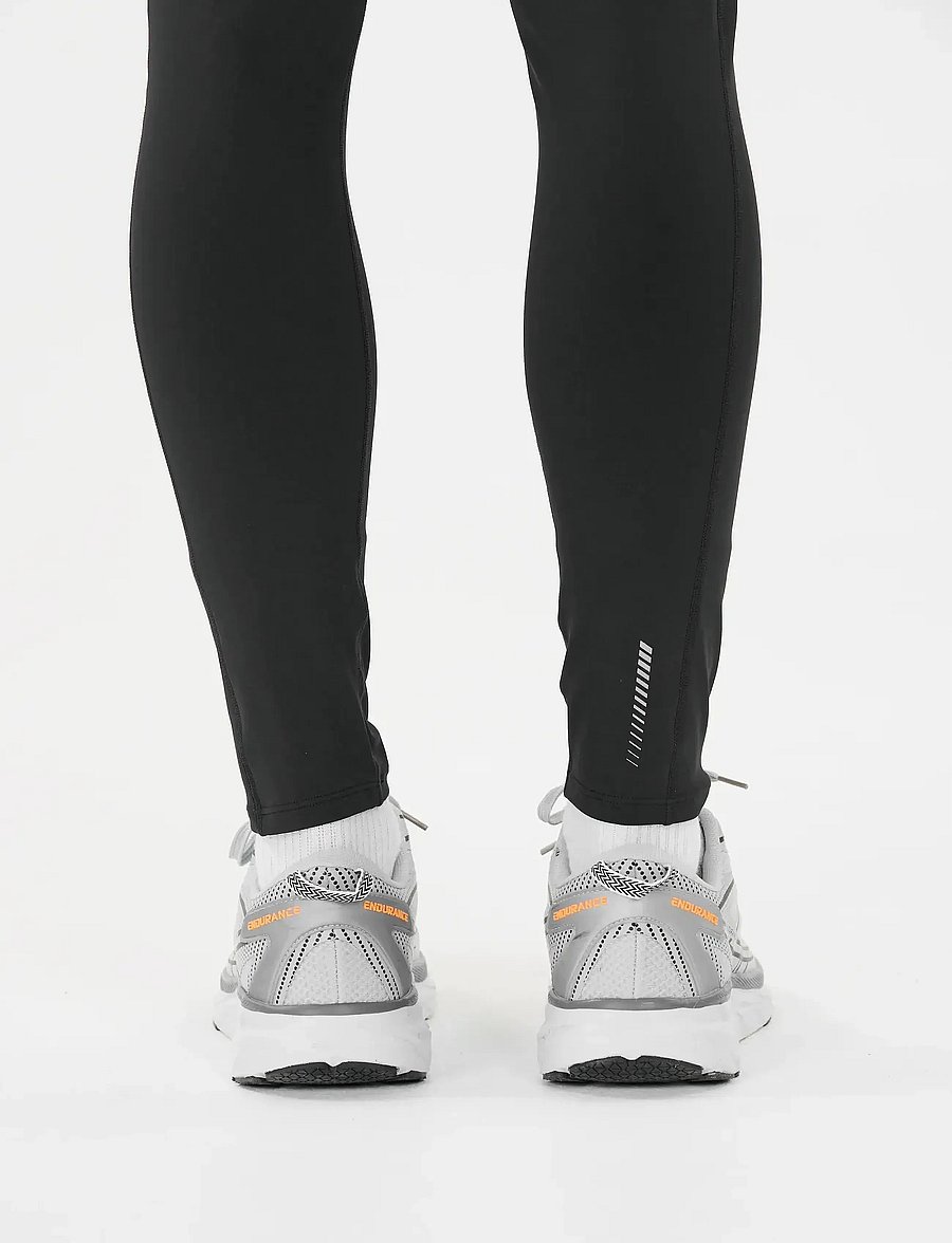 Endurance - Strong M Winter Long Tights - jooksuretuusid - black - 4