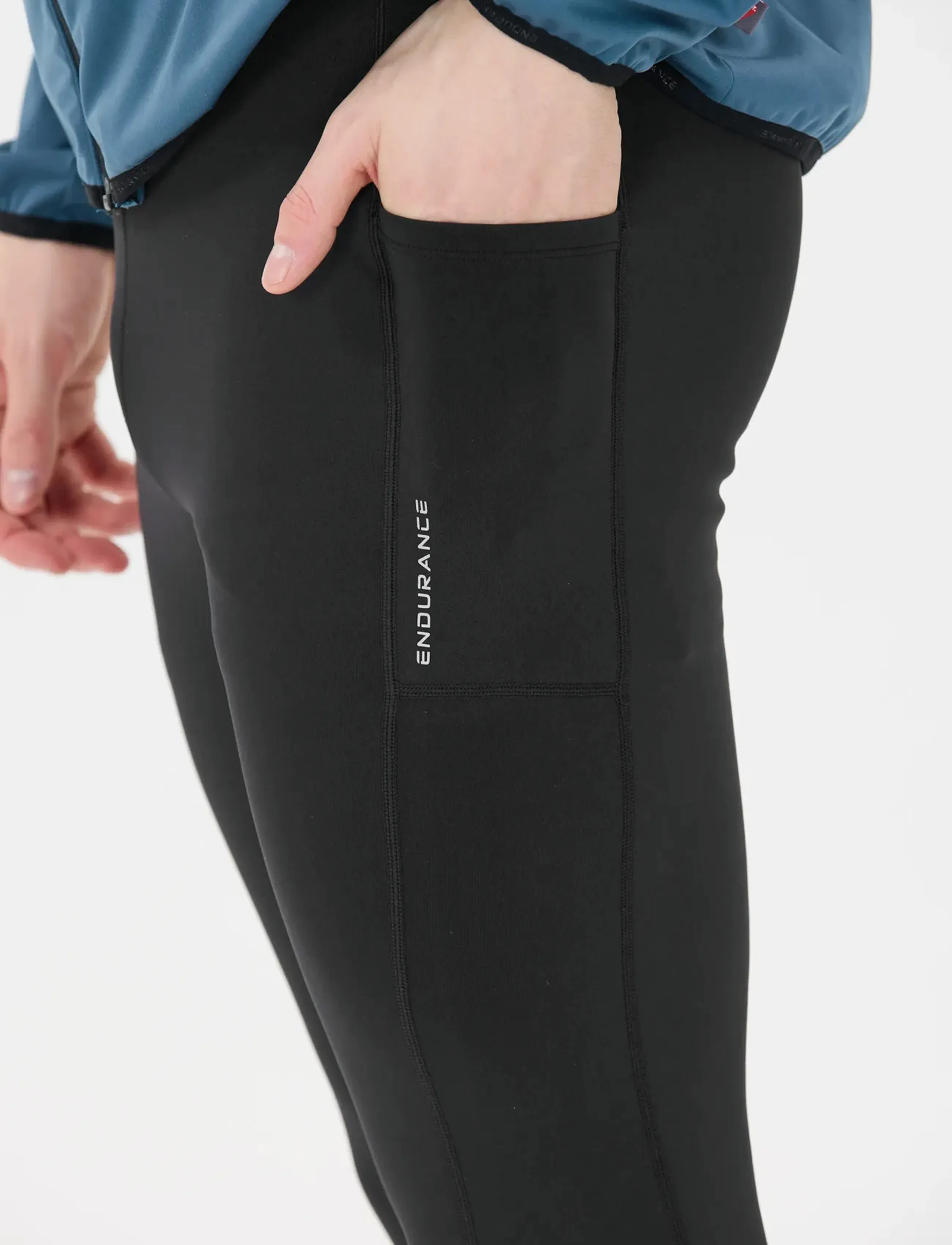 Endurance - Strong M Winter Long Tights - træningstights - black - 5
