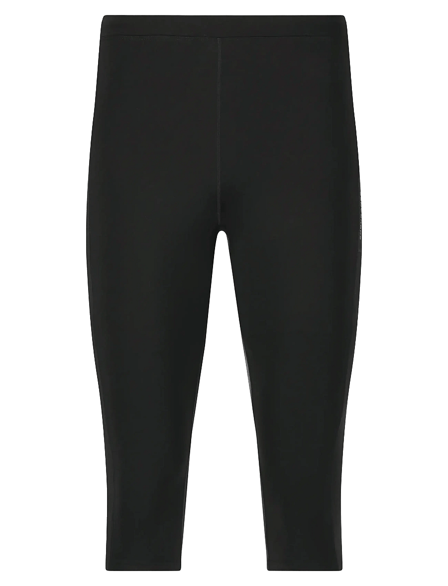 Endurance - Strong M 3/4 Run Tights - jooksuretuusid - black - 1