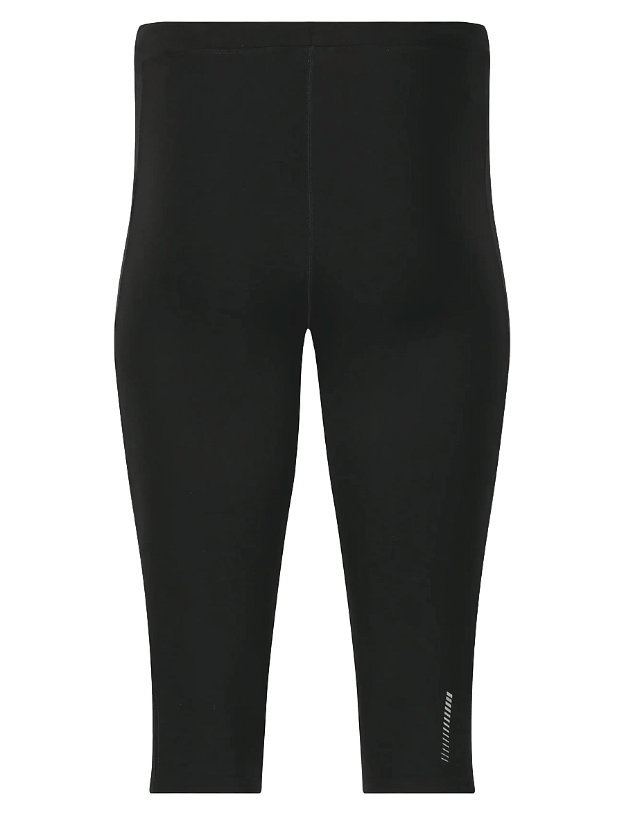 Endurance - Strong M 3/4 Run Tights - jooksuretuusid - black - 2