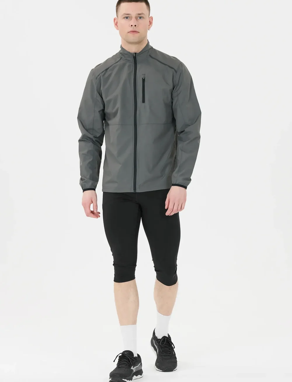 Endurance - Strong M 3/4 Run Tights - jooksuretuusid - black - 5