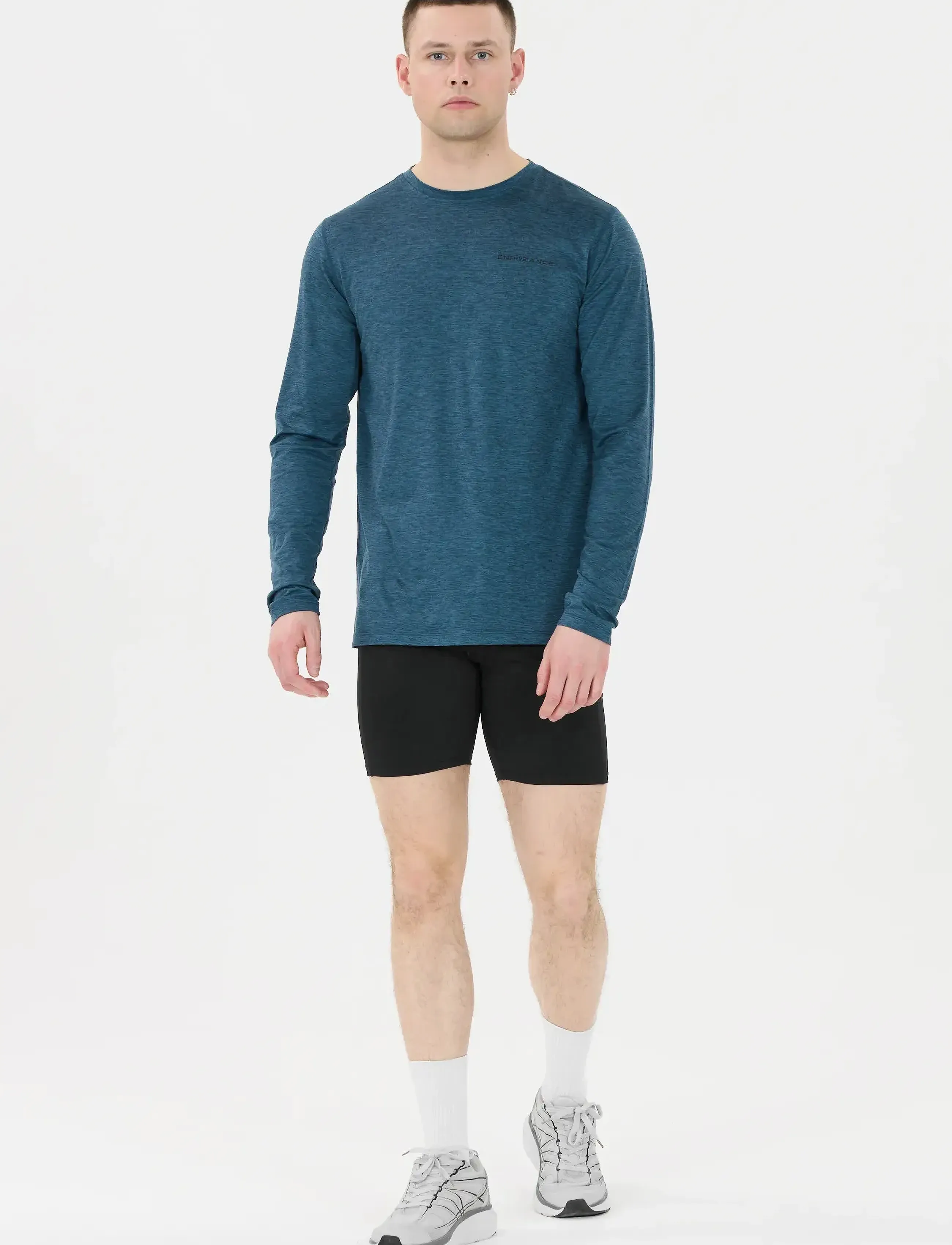 Endurance - Strong M Short Run Tights - löpartights - black - 4