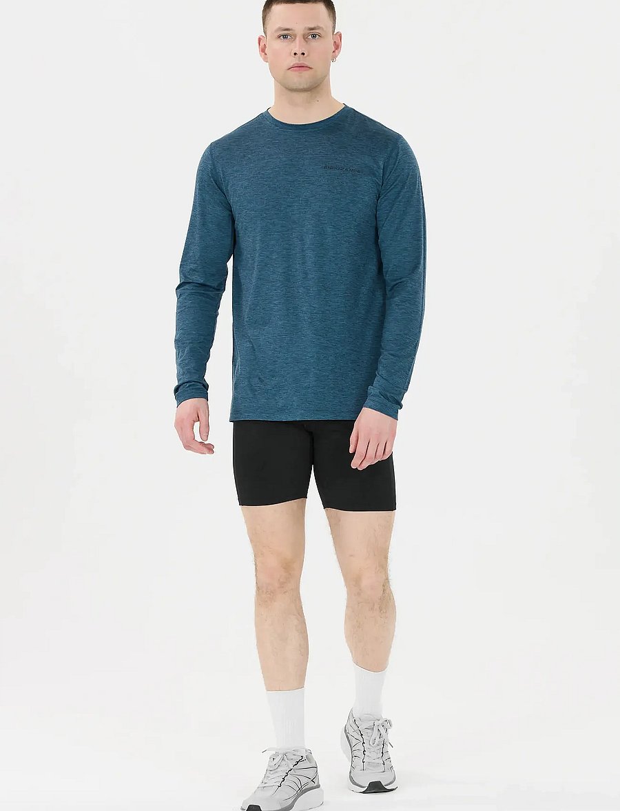Endurance - Strong M Short Run Tights - jooksuretuusid - black - 4