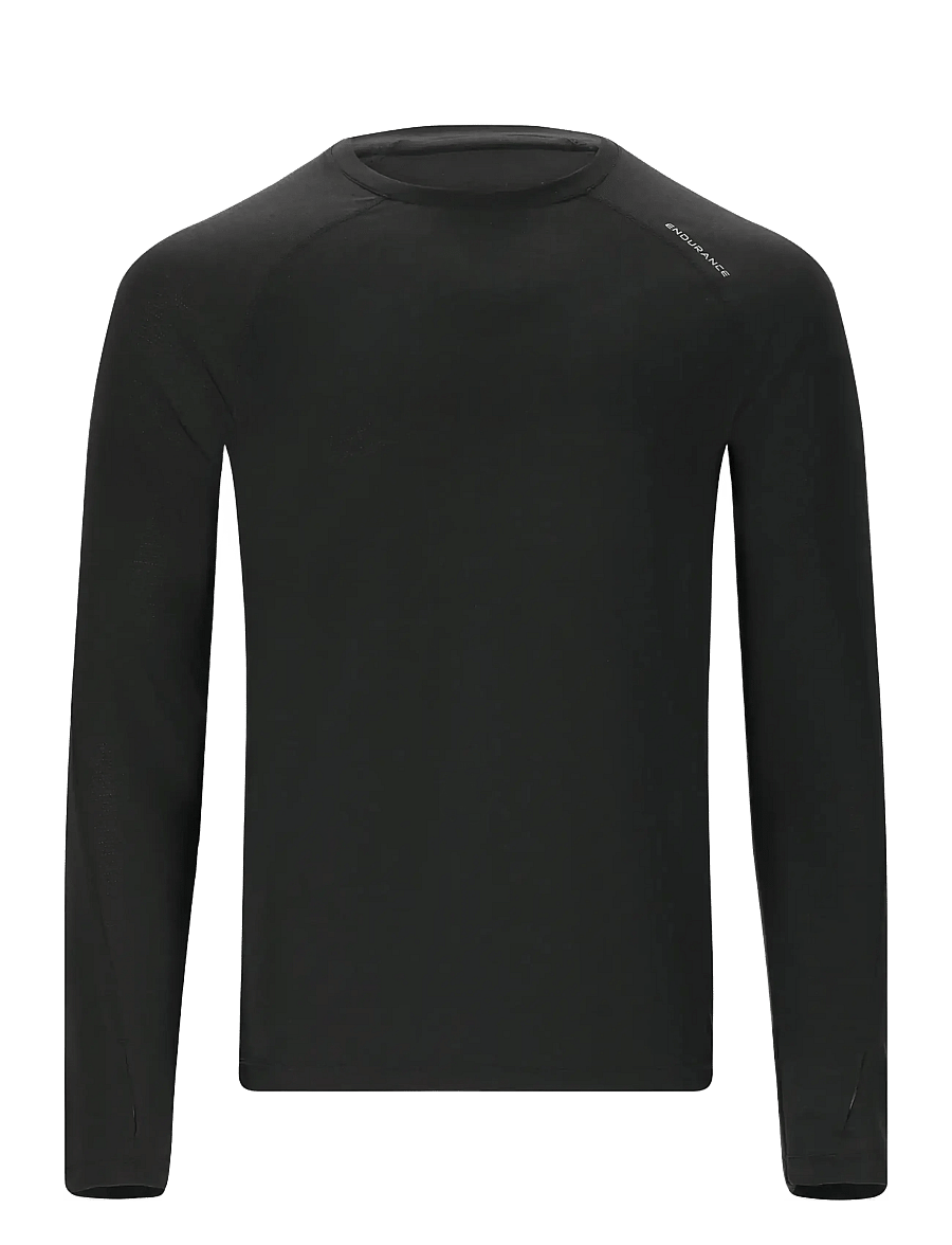 Endurance - Jonnik M L/S Midlayer - fleece & midlayer - black - 1