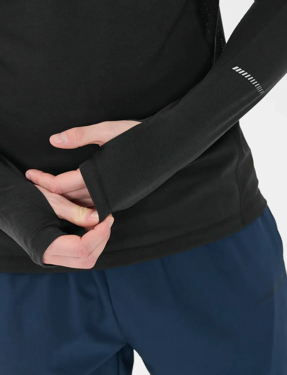 Endurance - Jonnik M L/S Midlayer - fleece & midlayer - black - 3