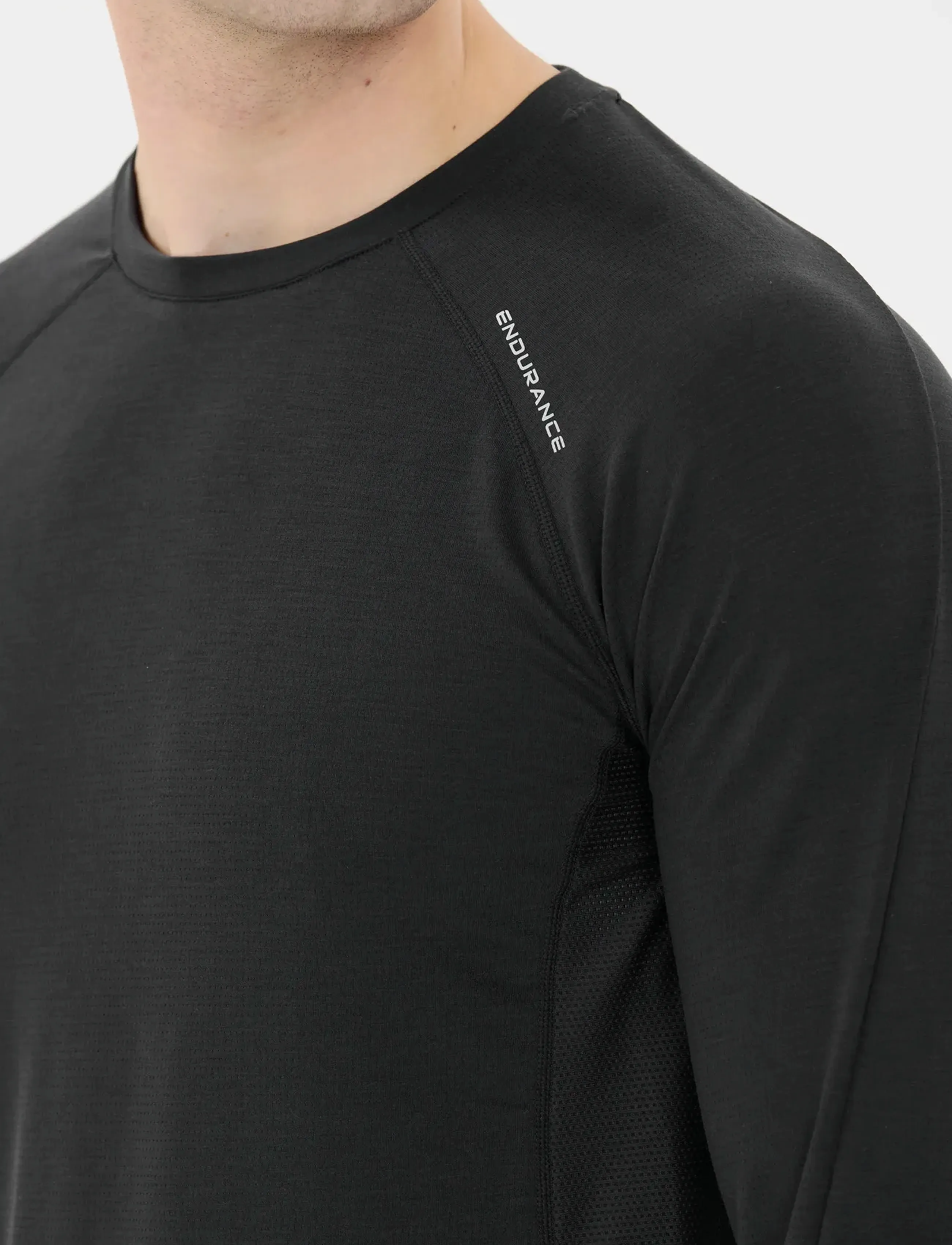 Endurance Jonnik M L/S Midlayer - Streetstyle - BLACK / black