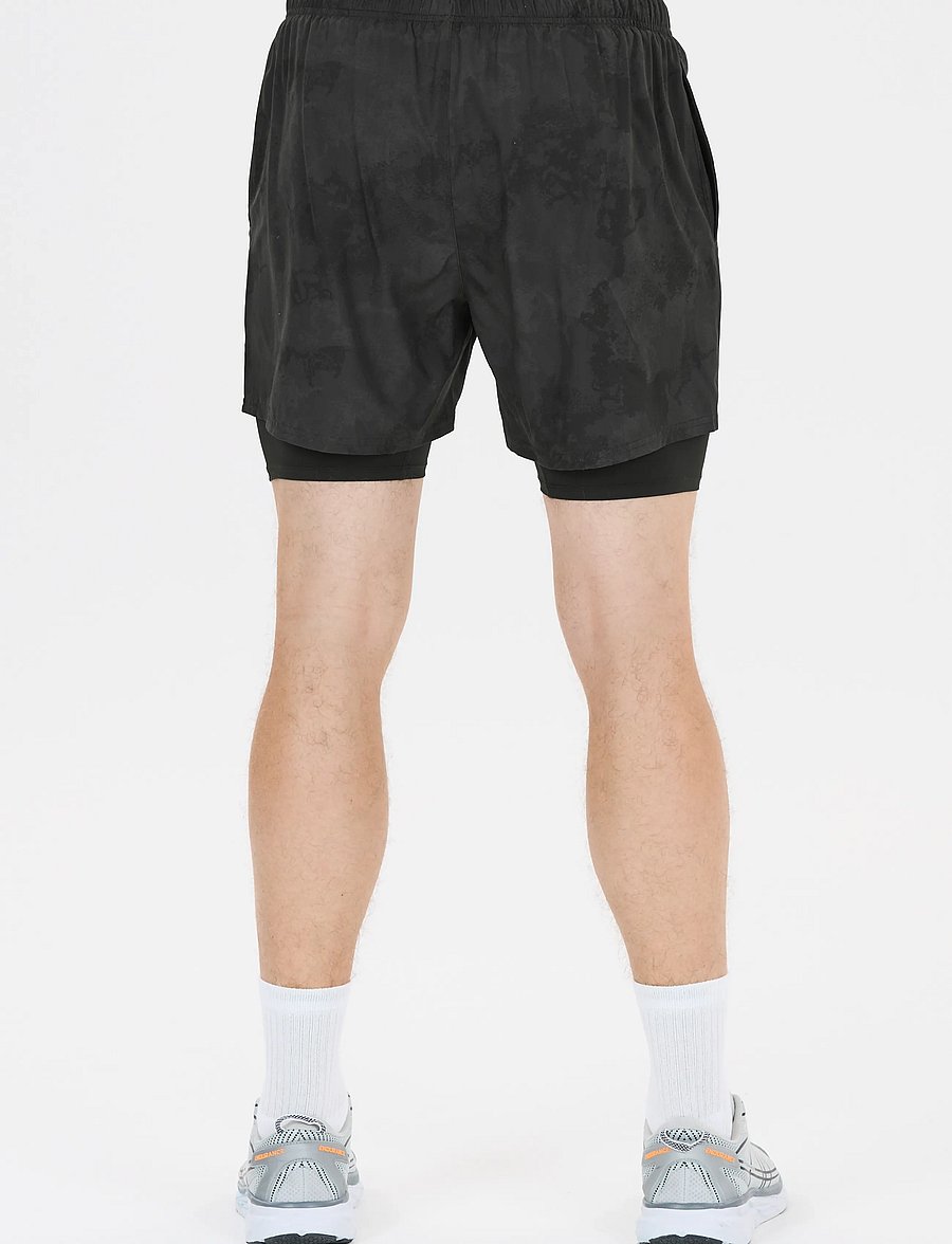 Endurance - Koy M 2-in-1 Shorts - löparshorts - darkstorm - 5
