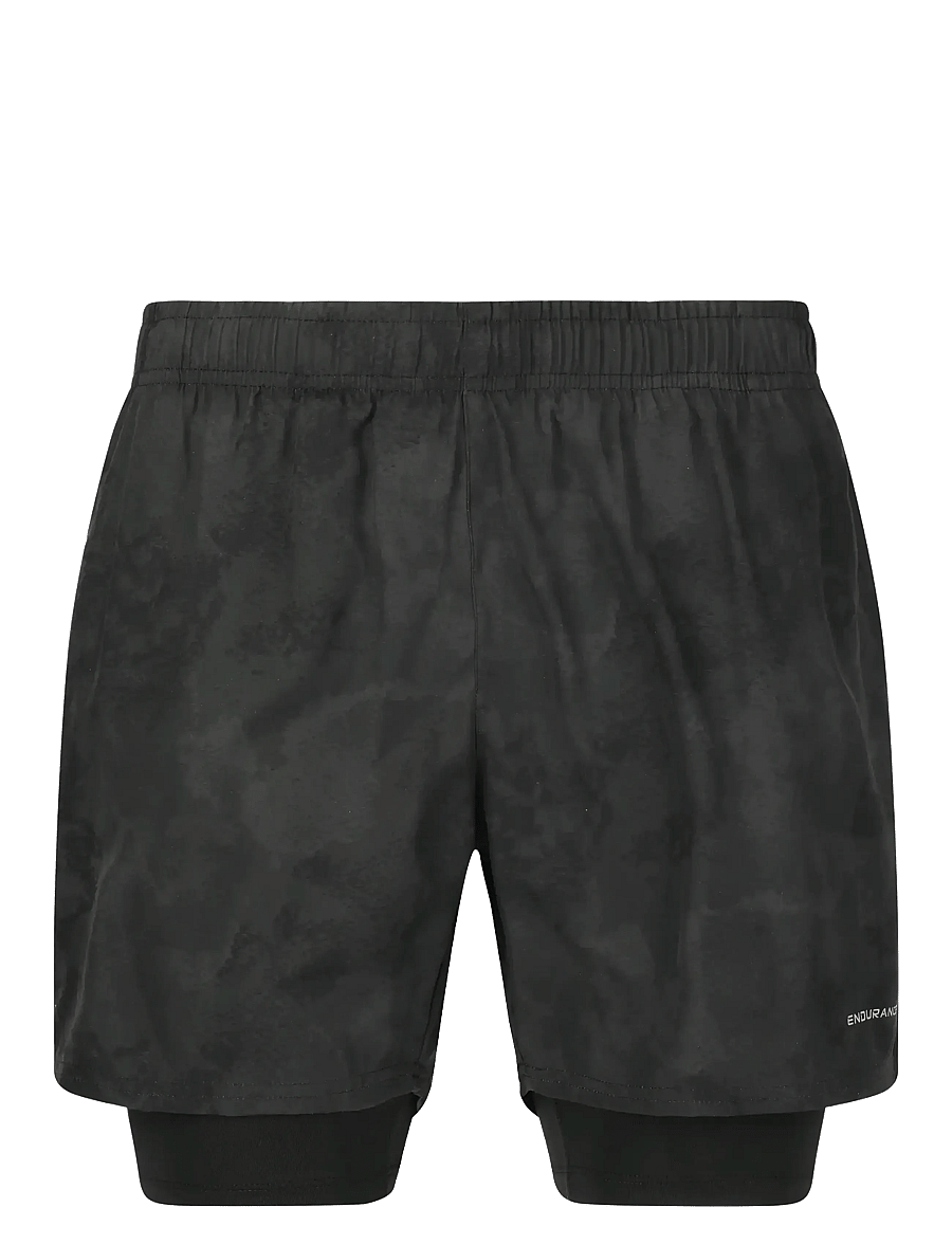 Endurance - Koy M 2-in-1 Shorts - löparshorts - print - 1