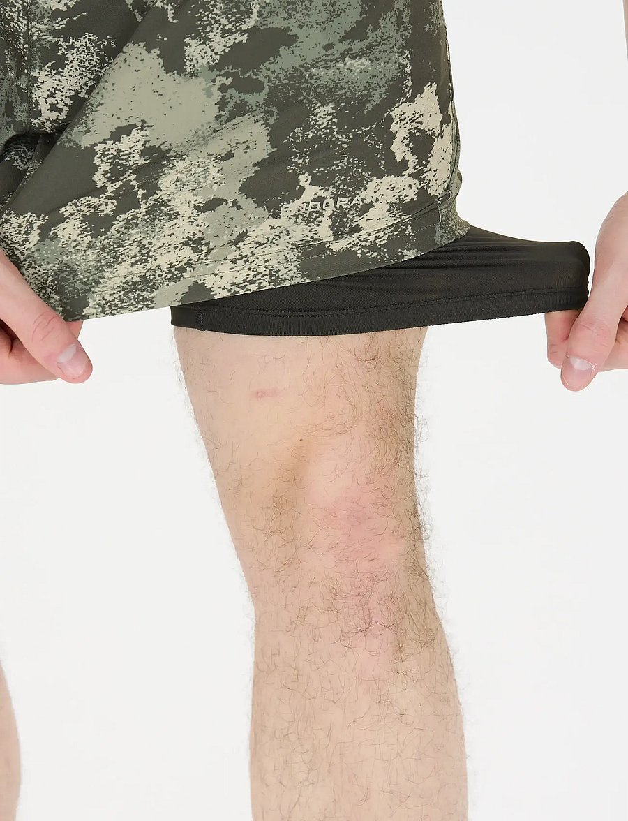 Endurance - Koy M 2-in-1 Shorts - löparshorts - print - 4