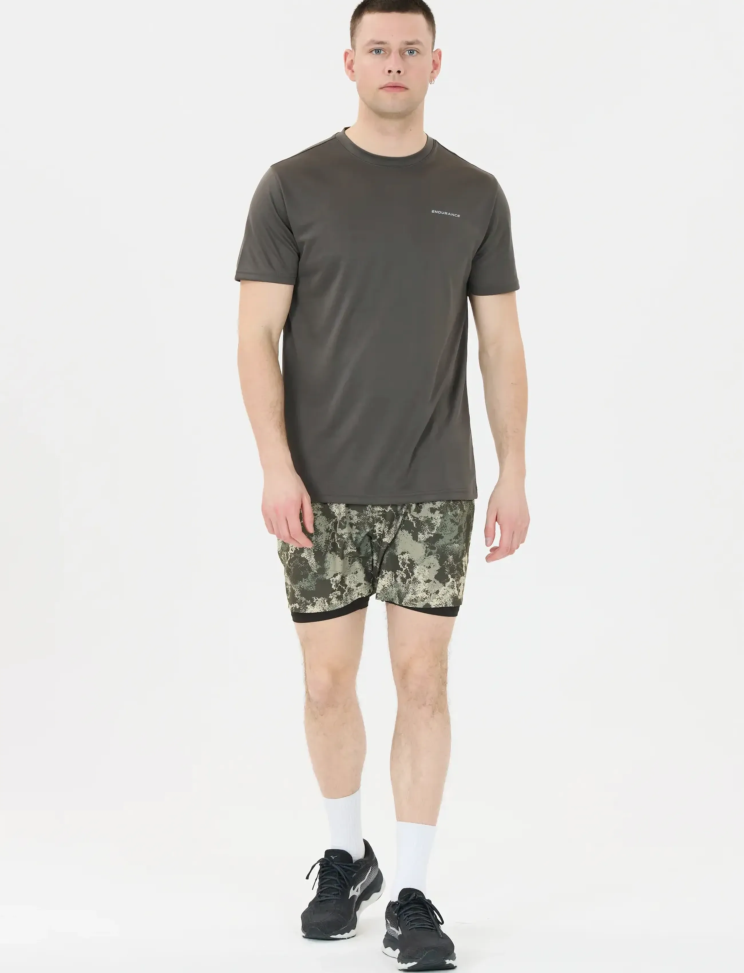 Endurance - Koy M 2-in-1 Shorts - löparshorts - print - 5