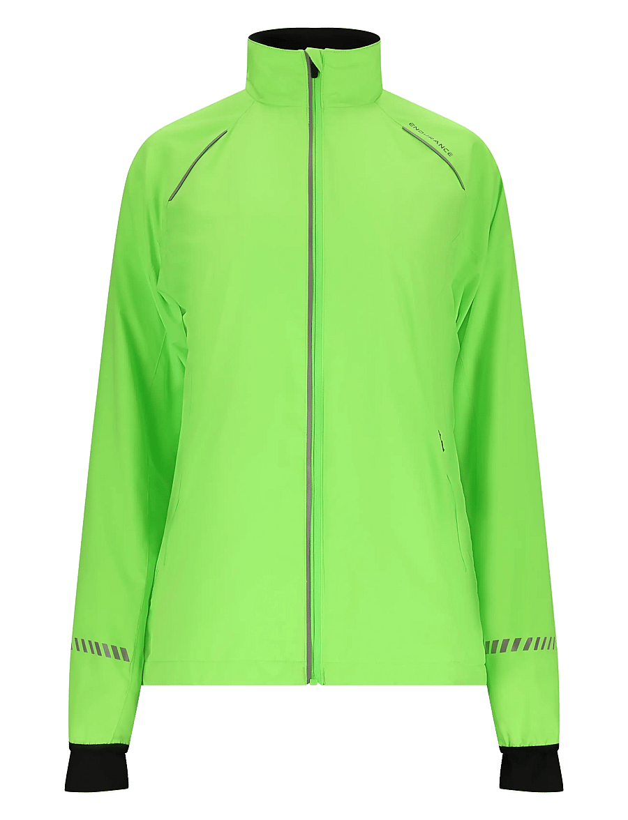 Endurance - Cully V2 W Jacket - träningsjackor - safety green - 1