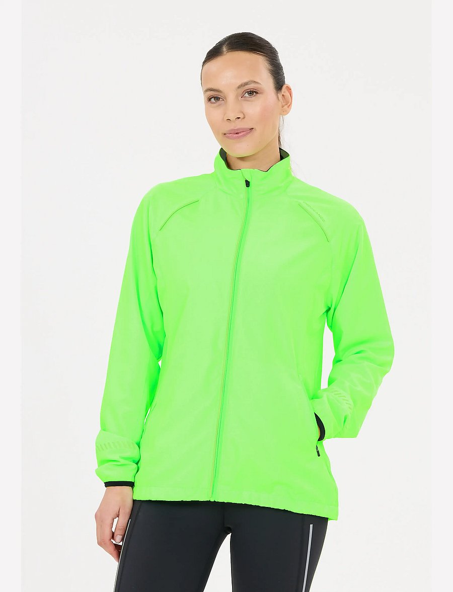 Endurance - Cully V2 W Jacket - träningsjackor - safety green - 4