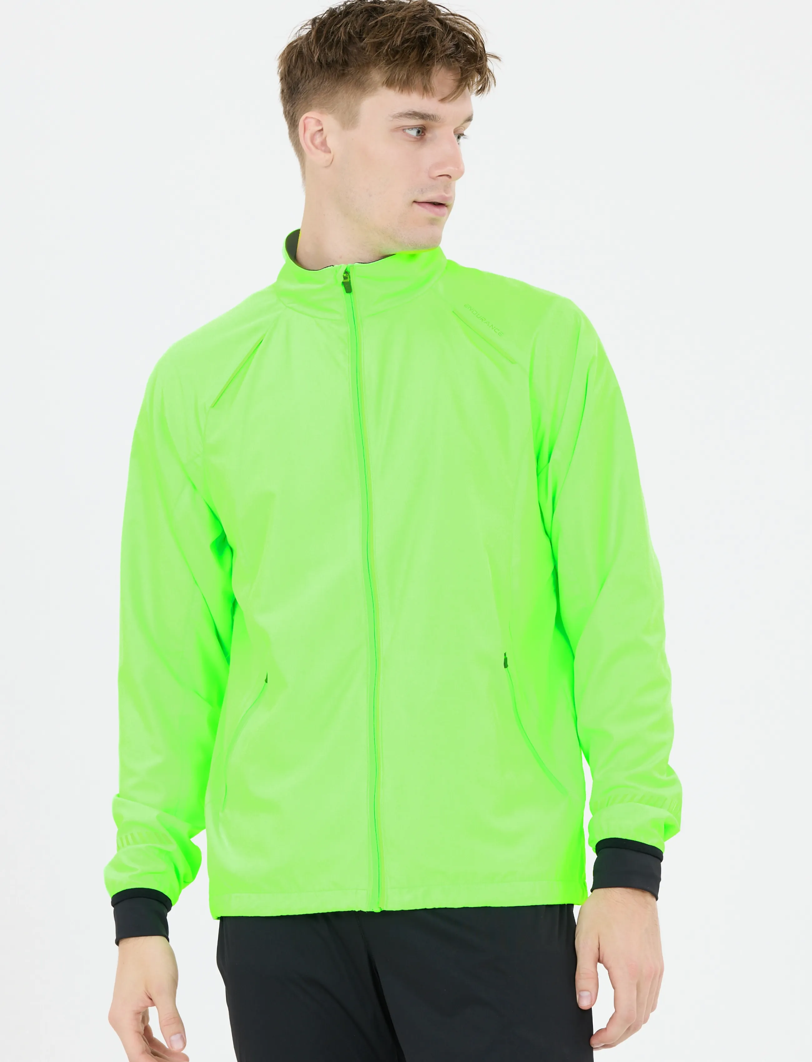 Endurance - Earlington V2 M Jacket - sports jackets - safety green - 4