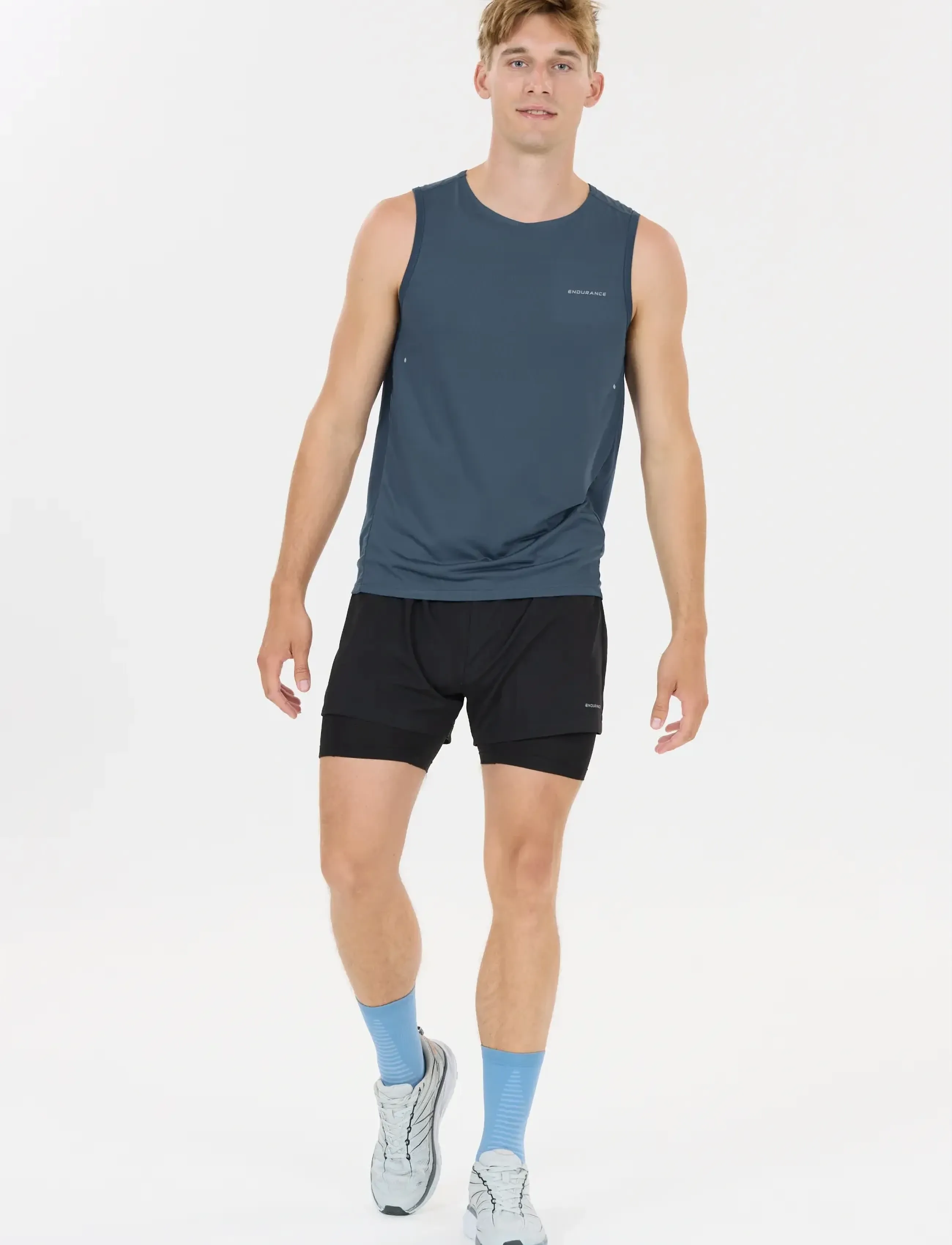 Endurance - Waane M Technical Sleeveless Tee - linnen - big dipper - 4