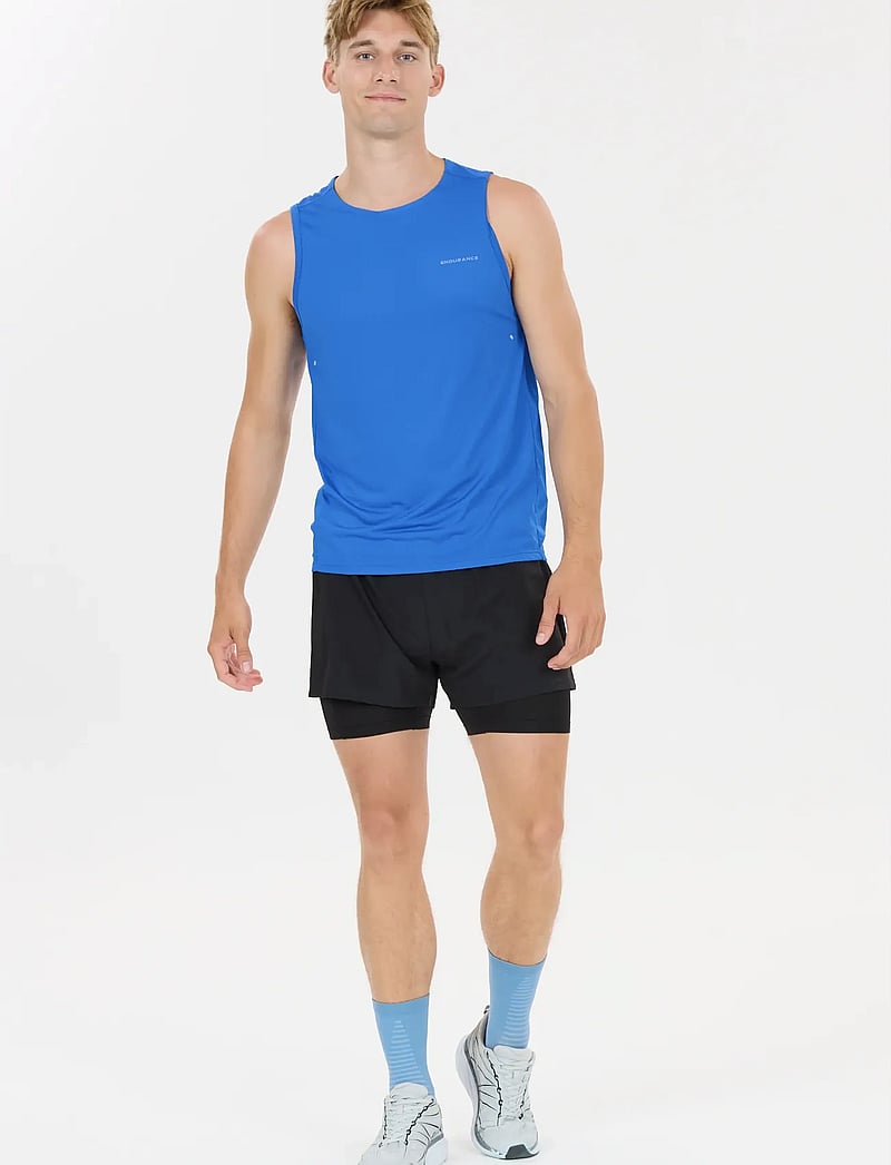 Endurance - Waane M Technical Sleeveless Tee - tank tops - victoria blue - 4