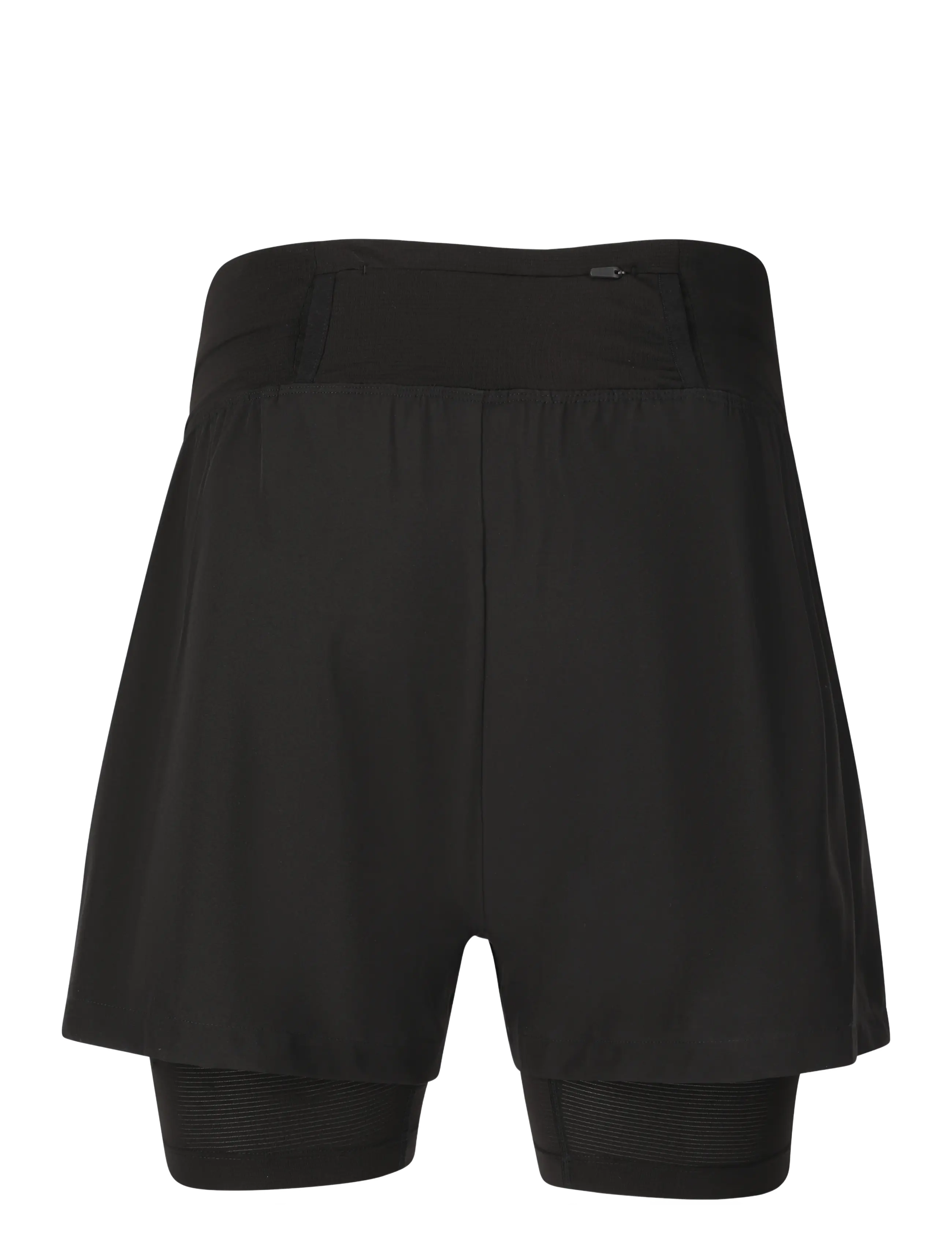 Endurance - Less M 2-in-1 Shorts - träningsshorts - black - 2