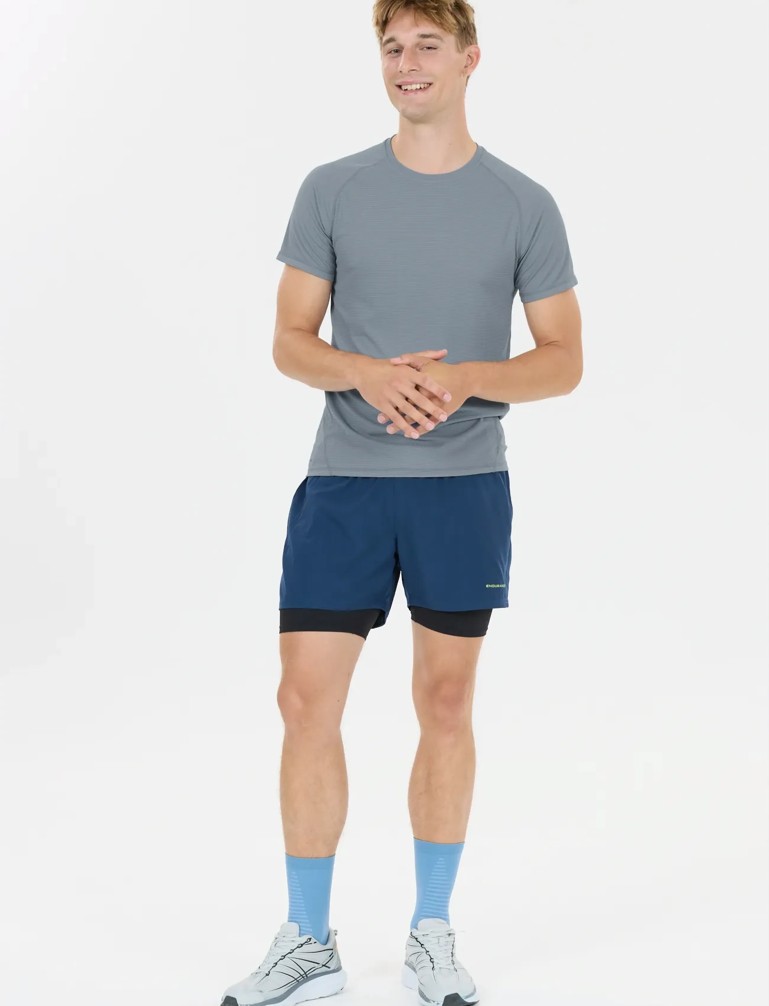 Endurance - Geaymay M SS Tee - laveste priser - flint stone - 5