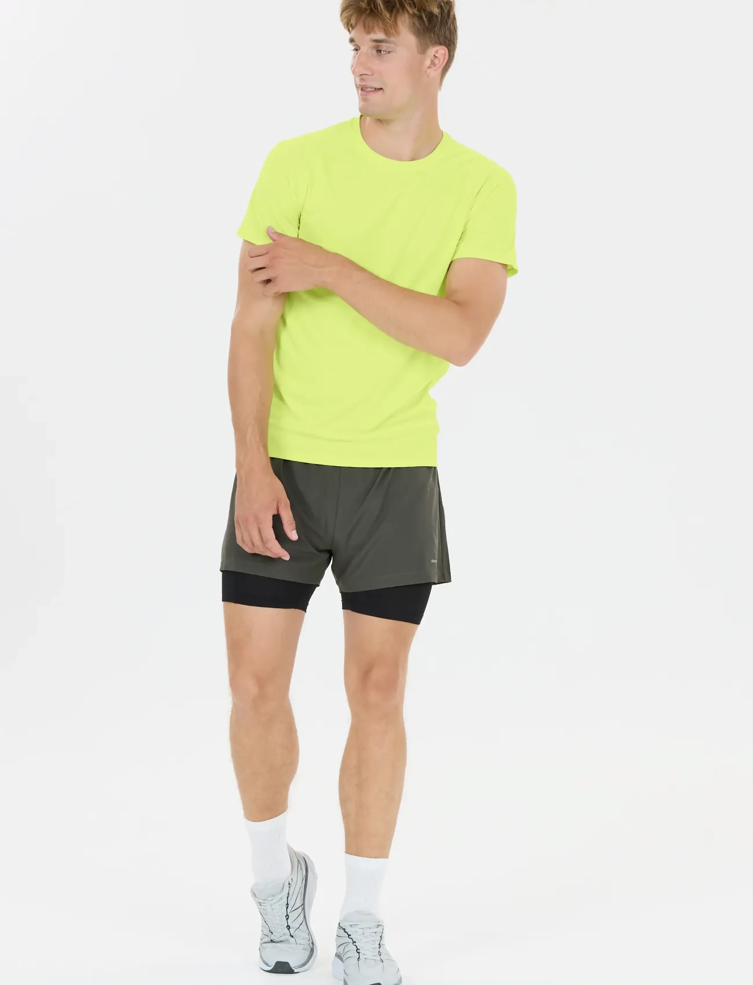 Endurance - Geaymay M S/S Tee - t-shirts - sharp green - 5