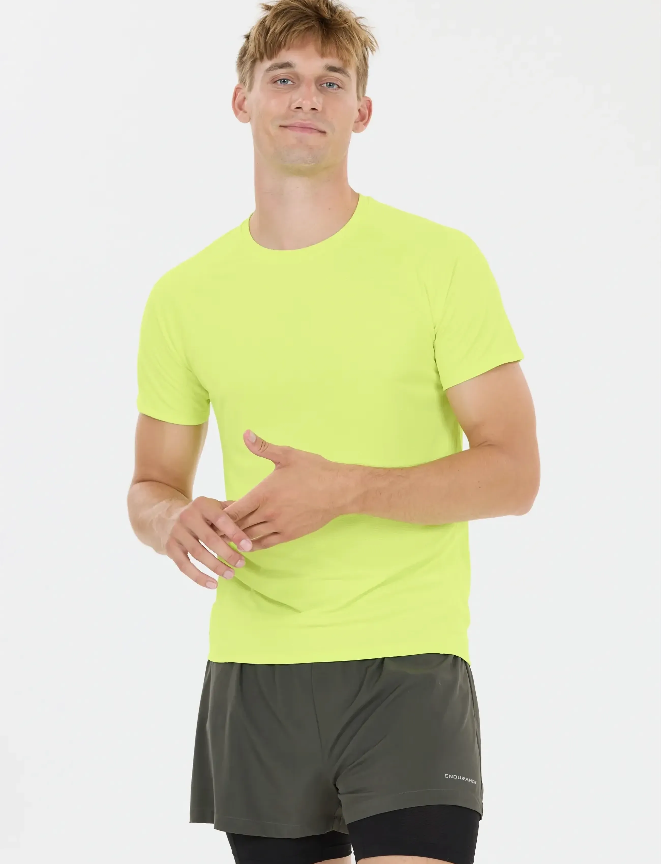 Endurance Geaymay M S/S Tee - Tänavastiil - SHARP GREEN / green