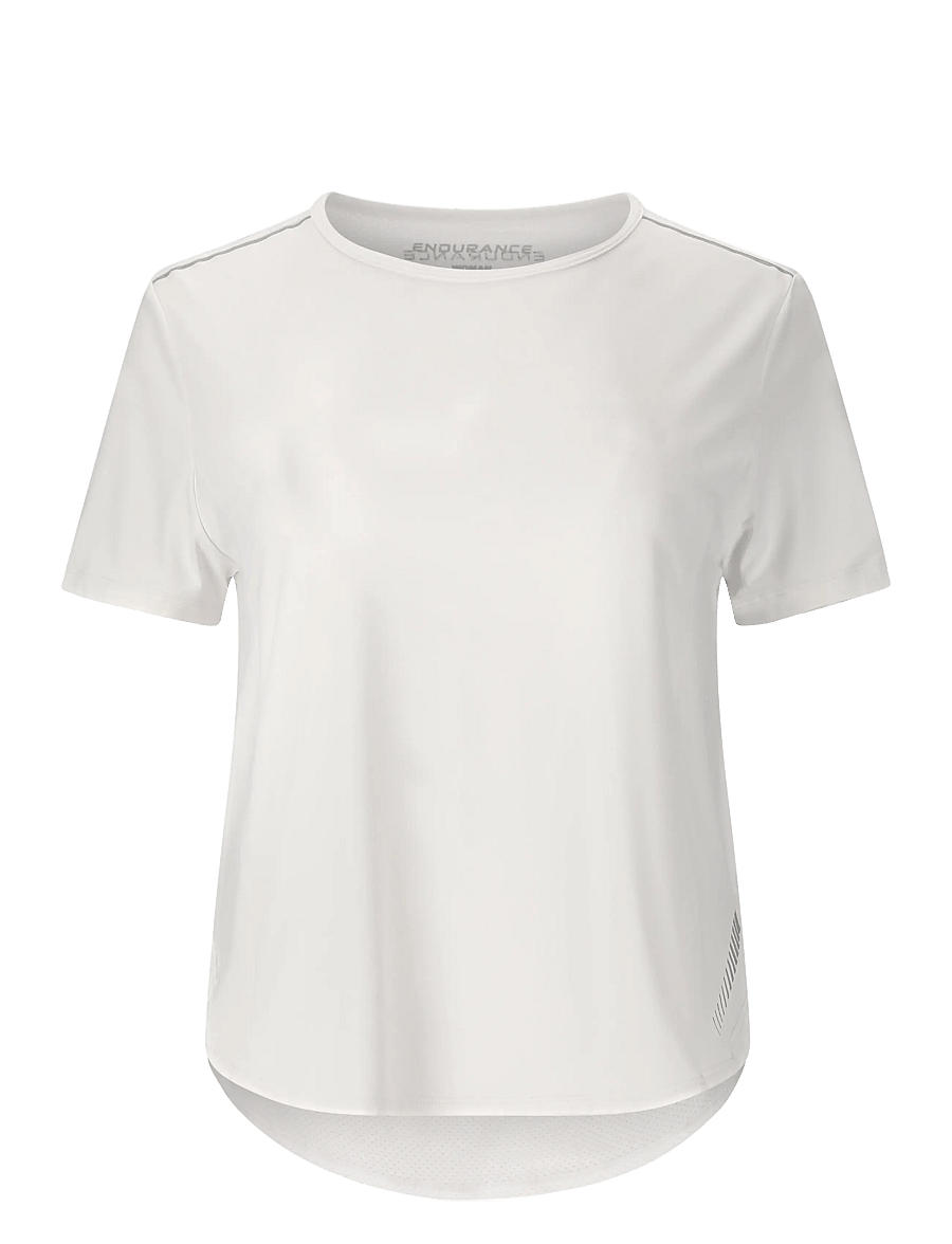 Endurance - Barrbara W SS Tee - t-shirts - white - 1