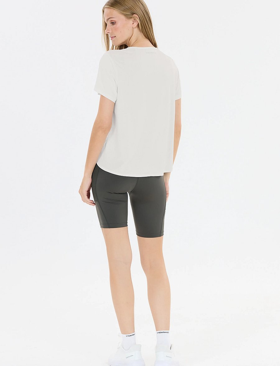 Endurance - Barrbara W SS Tee - t-shirts - white - 3
