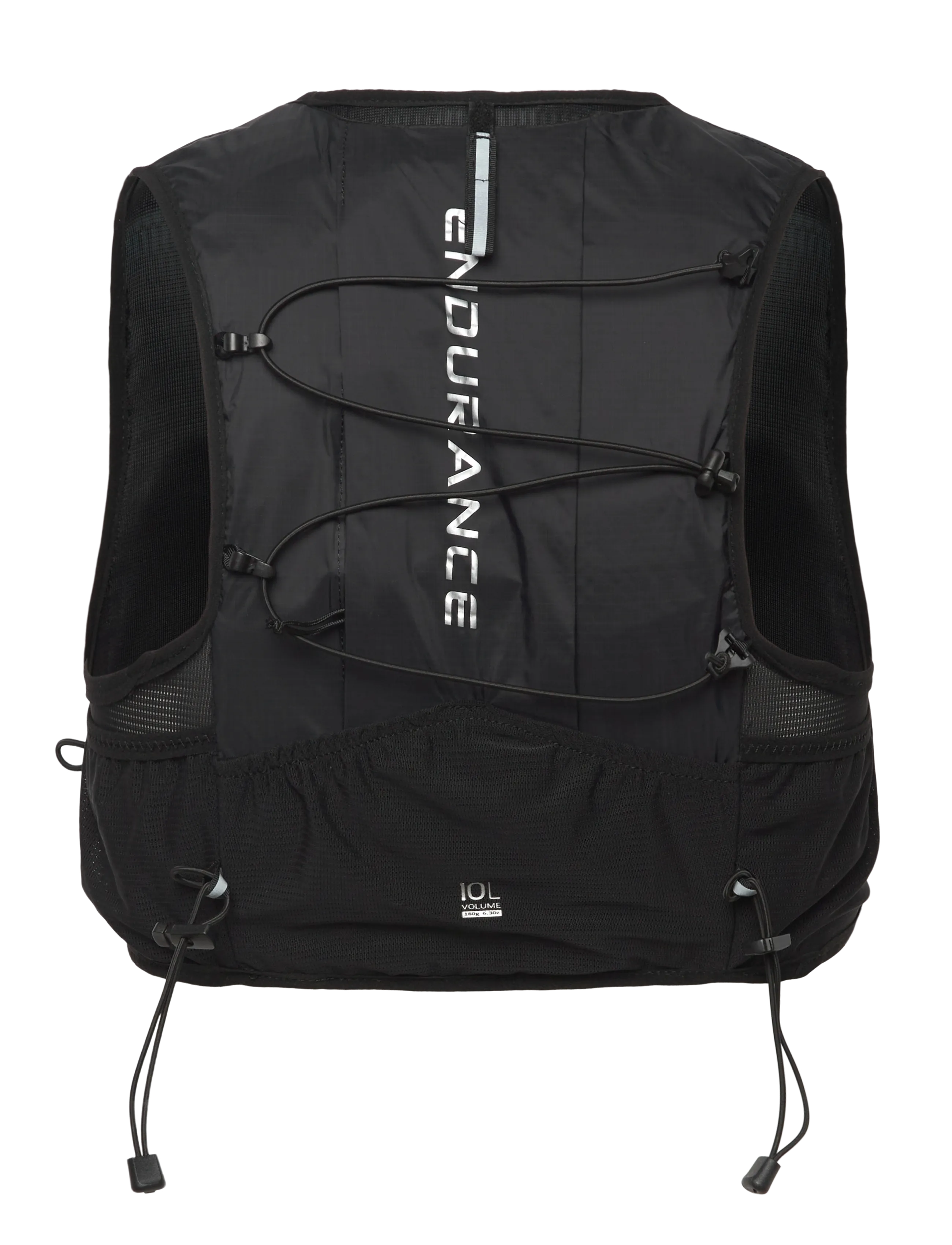 Endurance - Genend Running Vest W/Bottles - jooksuvarustus - black - 2
