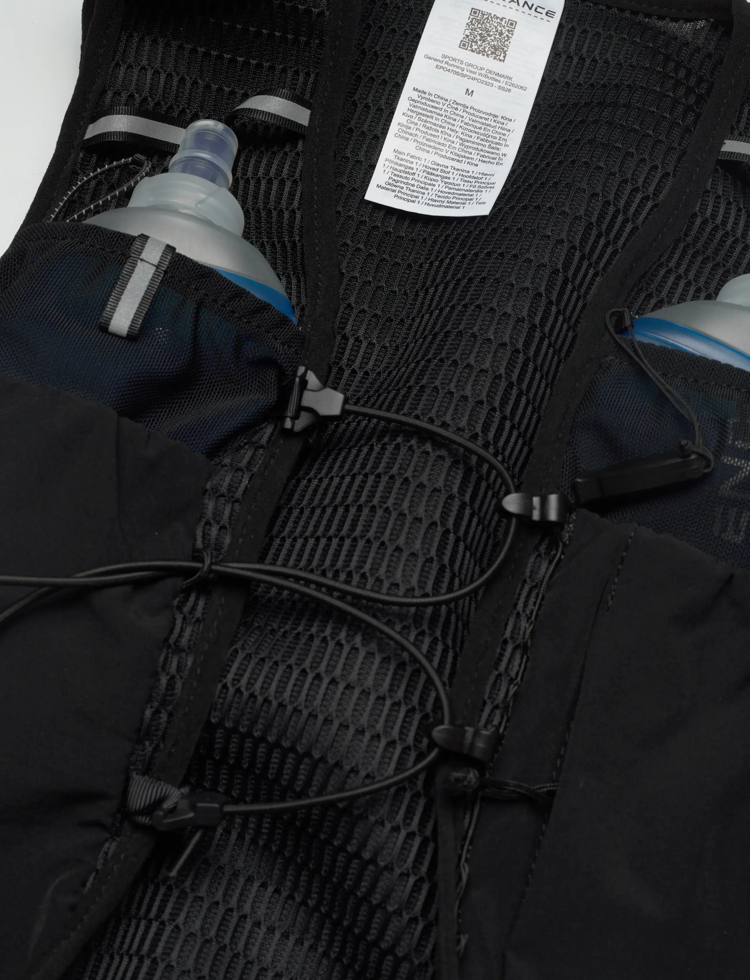 Endurance - Genend Running Vest W/Bottles - jooksuvarustus - black - 5