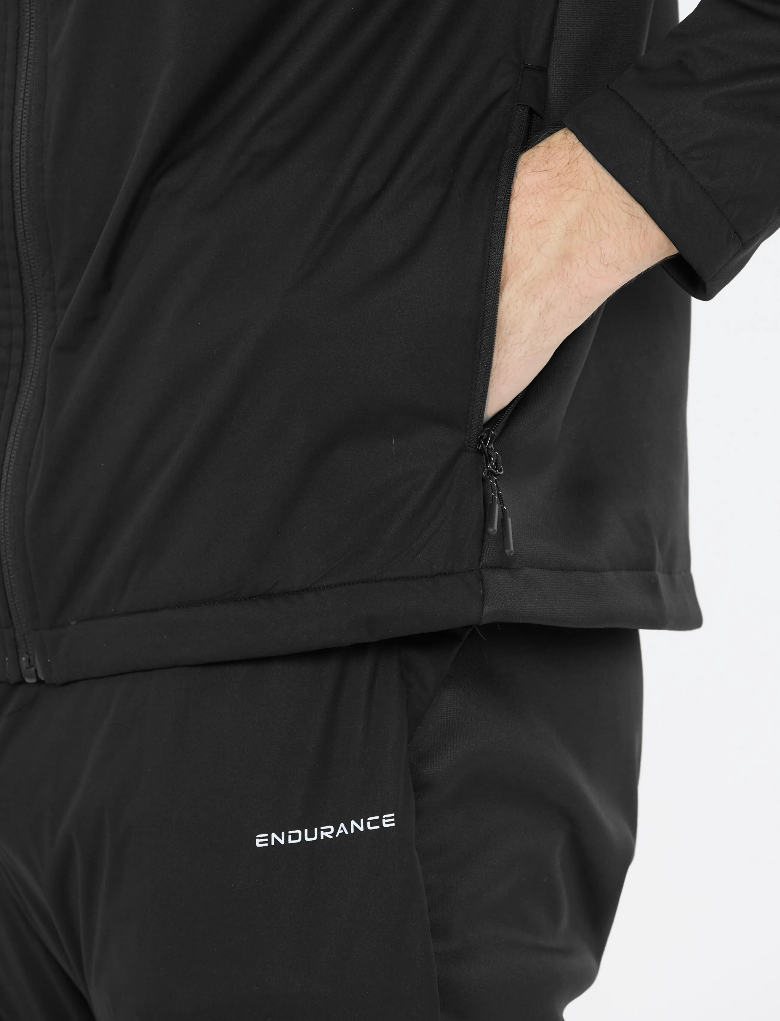 Endurance Morakot M Technical Jacket - Riided - BLACK / black