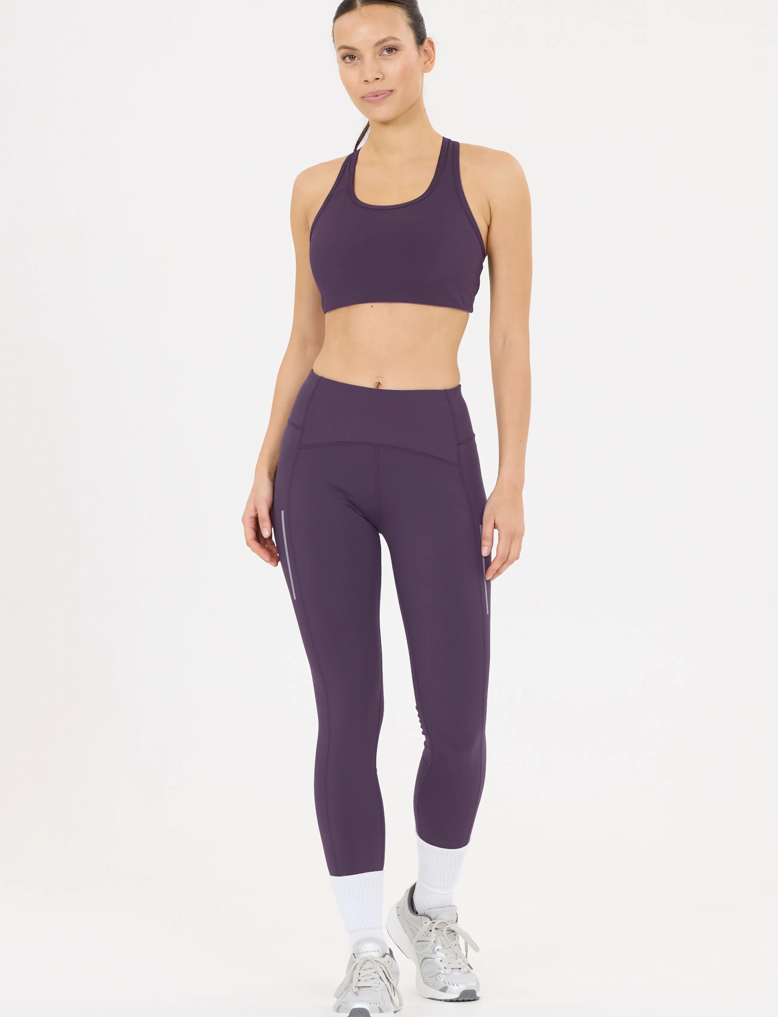 Endurance Savenle W Brushed Tights, 40, Purple, Sportsbukser > Sportstræningsbukser, Dame