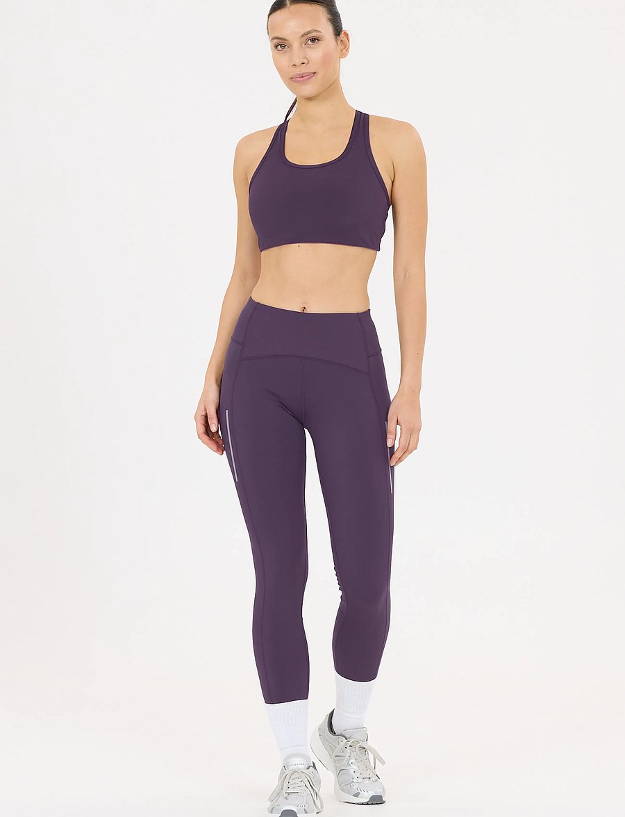 Endurance - Savenle W Brushed Tights - treeningretuusid - nightshade - 0