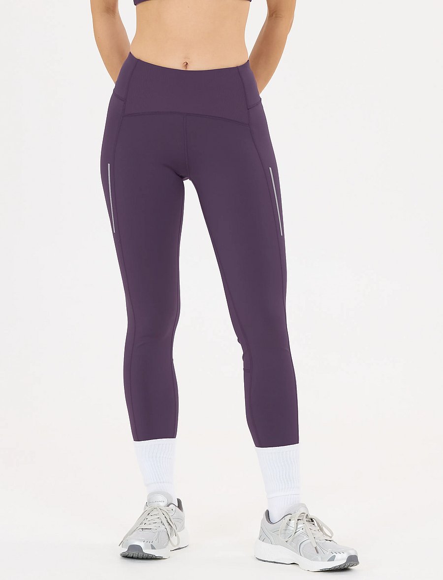 Endurance - Savenle W Brushed Tights - treeningretuusid - nightshade - 4