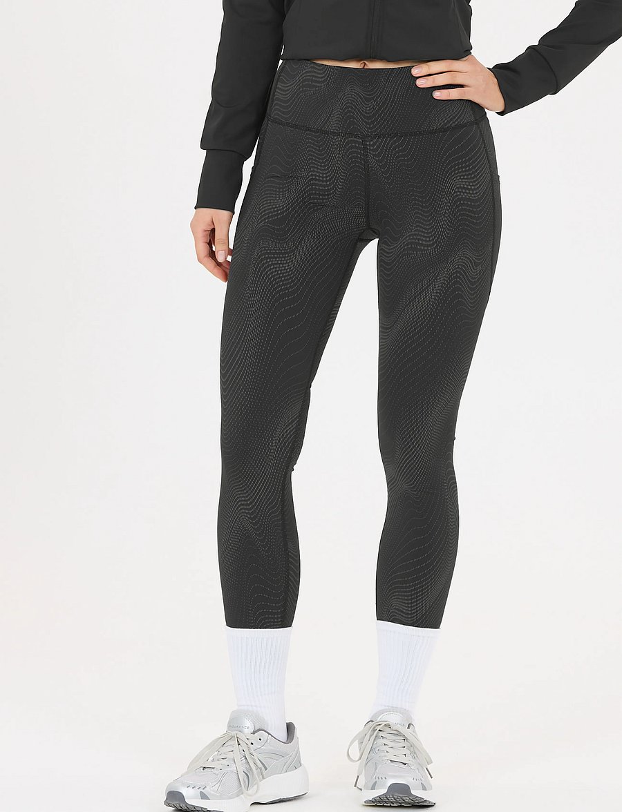Endurance - Eastone W Printed Tights - reflex zebra - 4