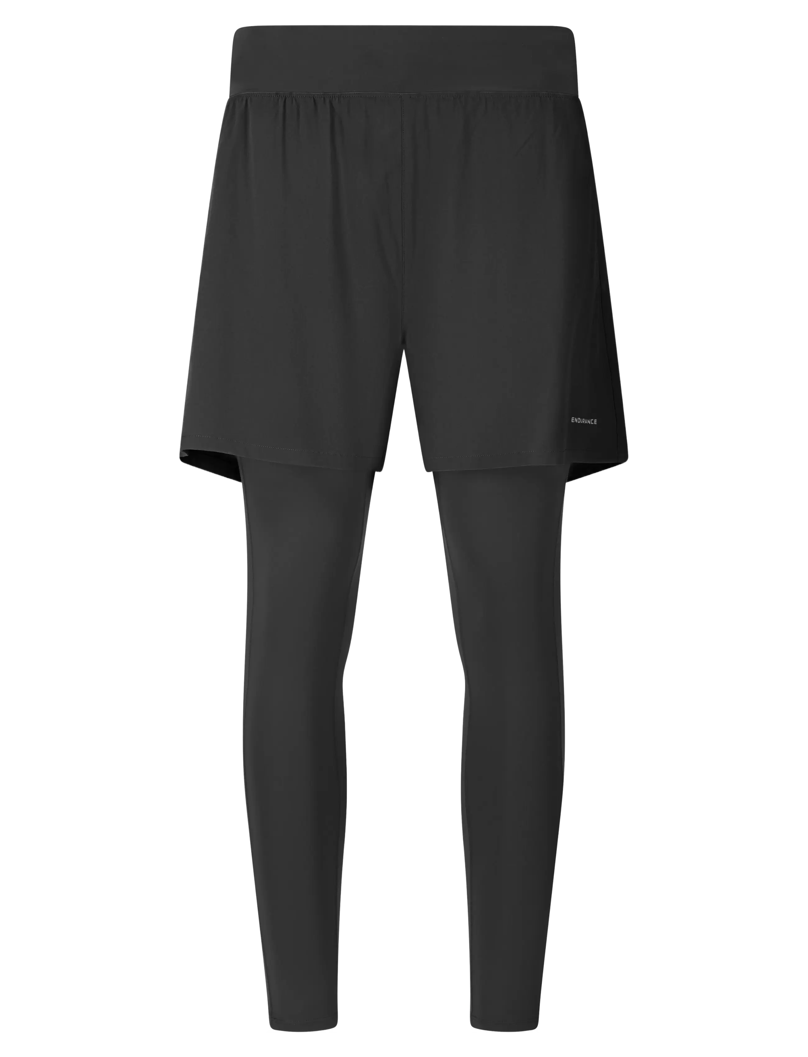 Endurance Weilby M 2-in-1 7-8 Tights - Kläder - BLACK / black