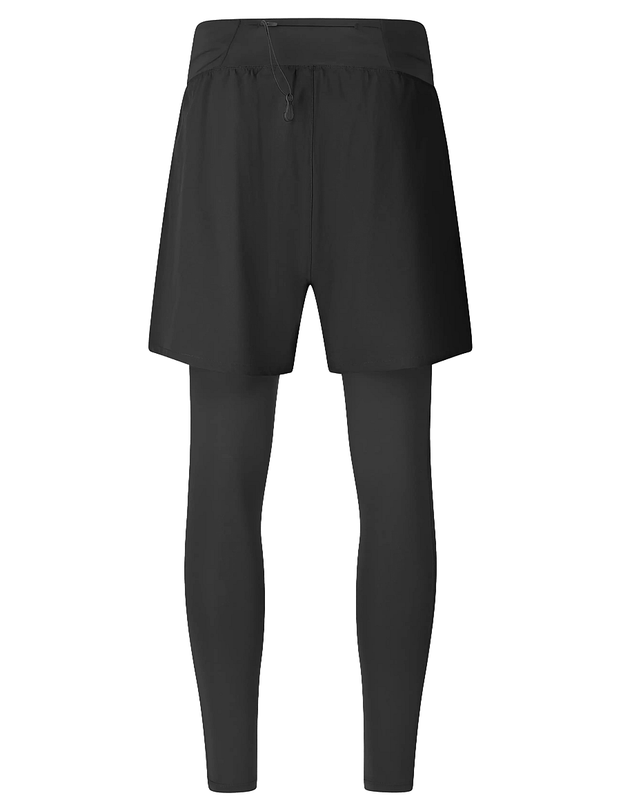 Endurance - Weilby M 2-in-1 7-8 Tights - träningstights - black - 1