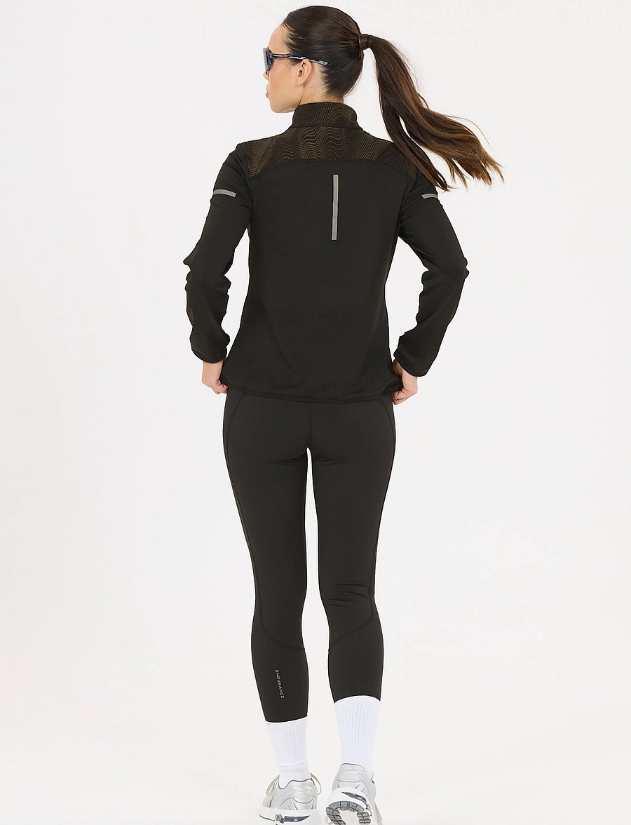 Endurance - Rumbia W Printed Midlayer - oberteile - black - 3