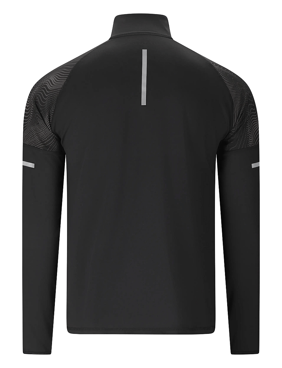 Endurance - Rumbia M Printed Midlayer - fleece & mellanlager - black - 2