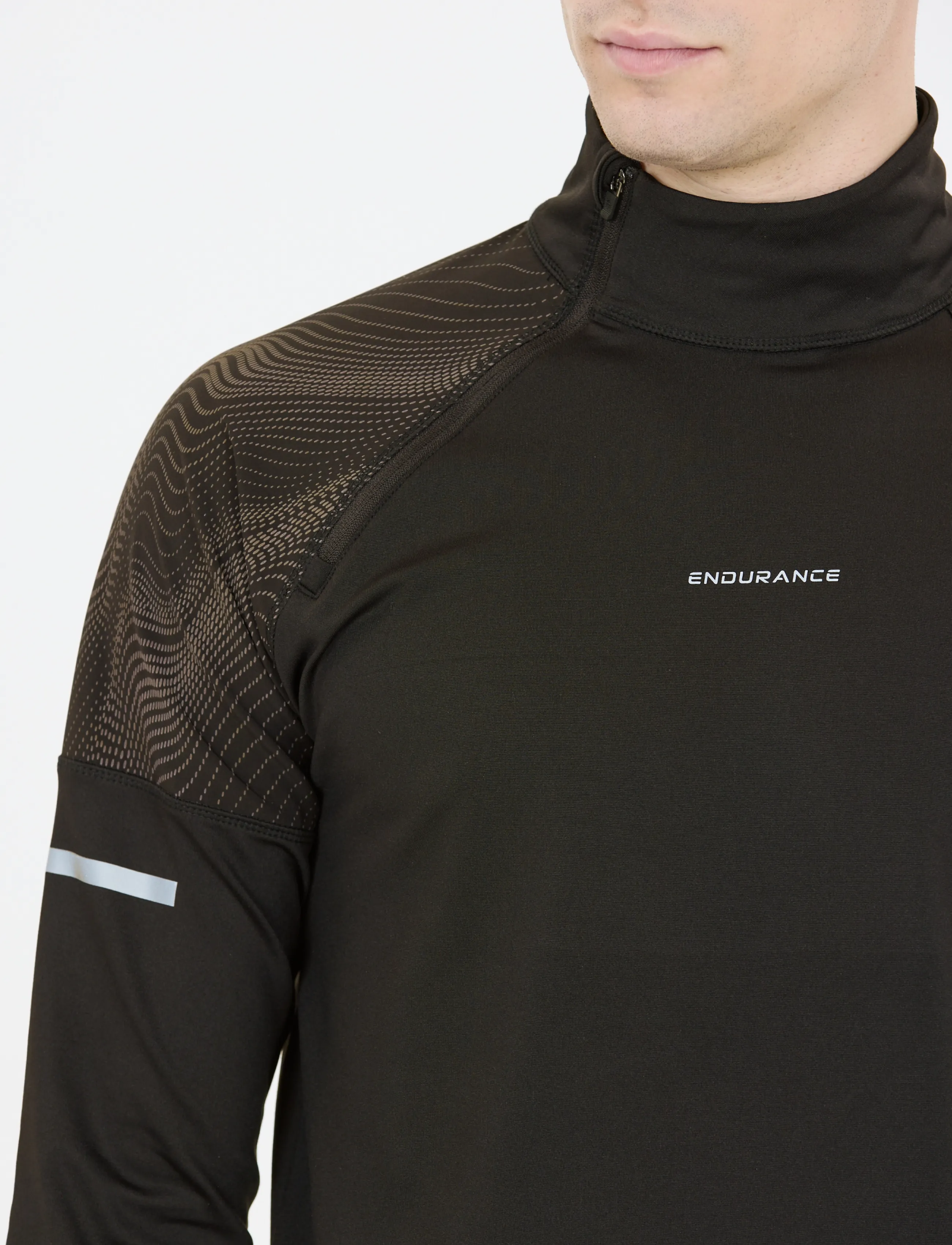 Endurance Rumbia M Printed Midlayer - Streetstyle - BLACK / black