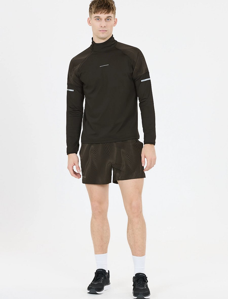 Endurance - Malakas M Print Shorts - reflex zebra - 0