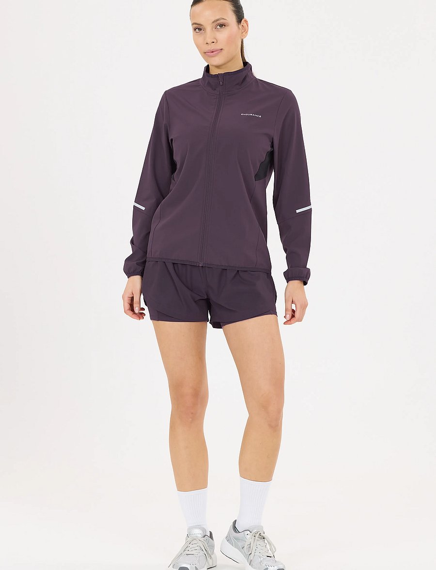 Endurance - Sarika W Jacket - träningsjackor - nightshade - 0