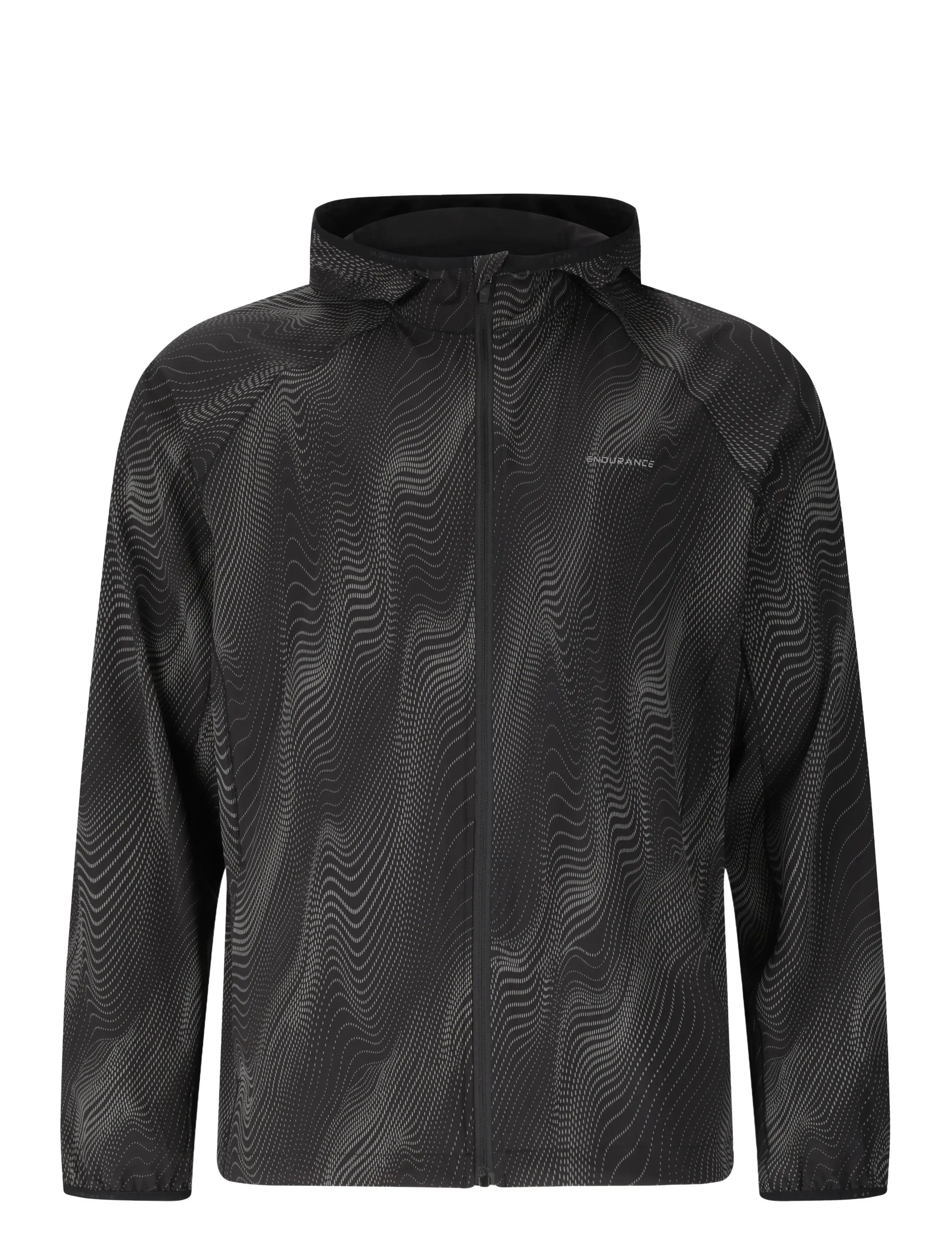 Endurance Malakas M AOP Jacket - Clothing - REFLEX ZEBRA / black