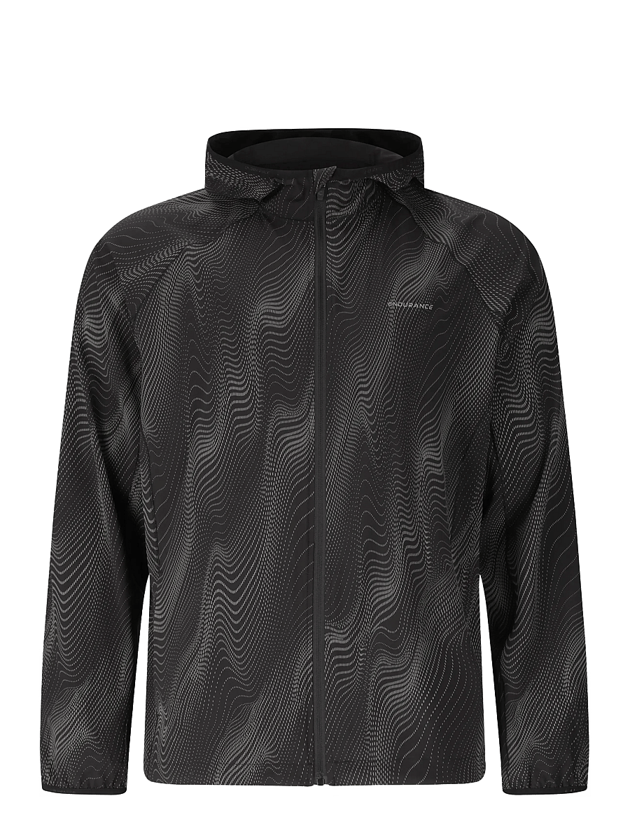 Endurance - Malakas M AOP Jacket - reflex zebra - 1