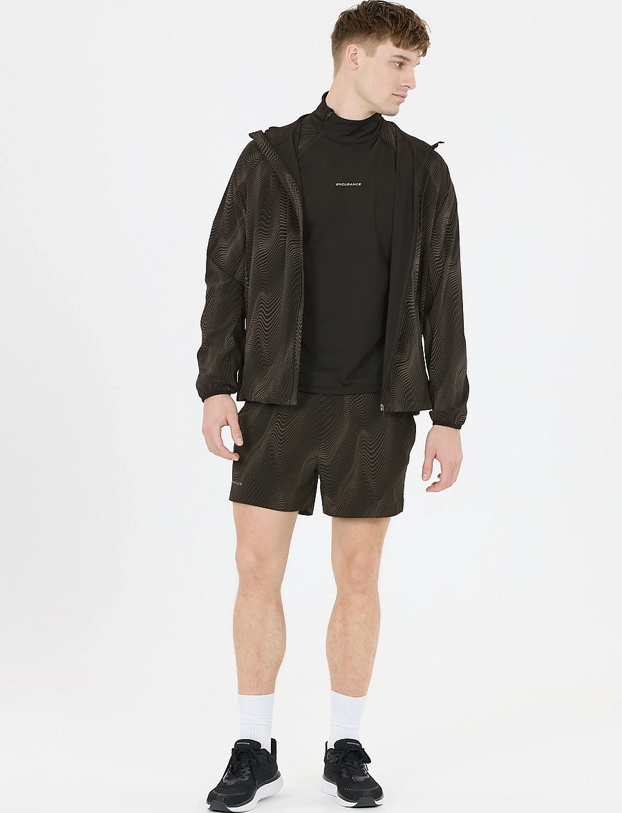 Endurance - Malakas M AOP Jacket - reflex zebra - 0