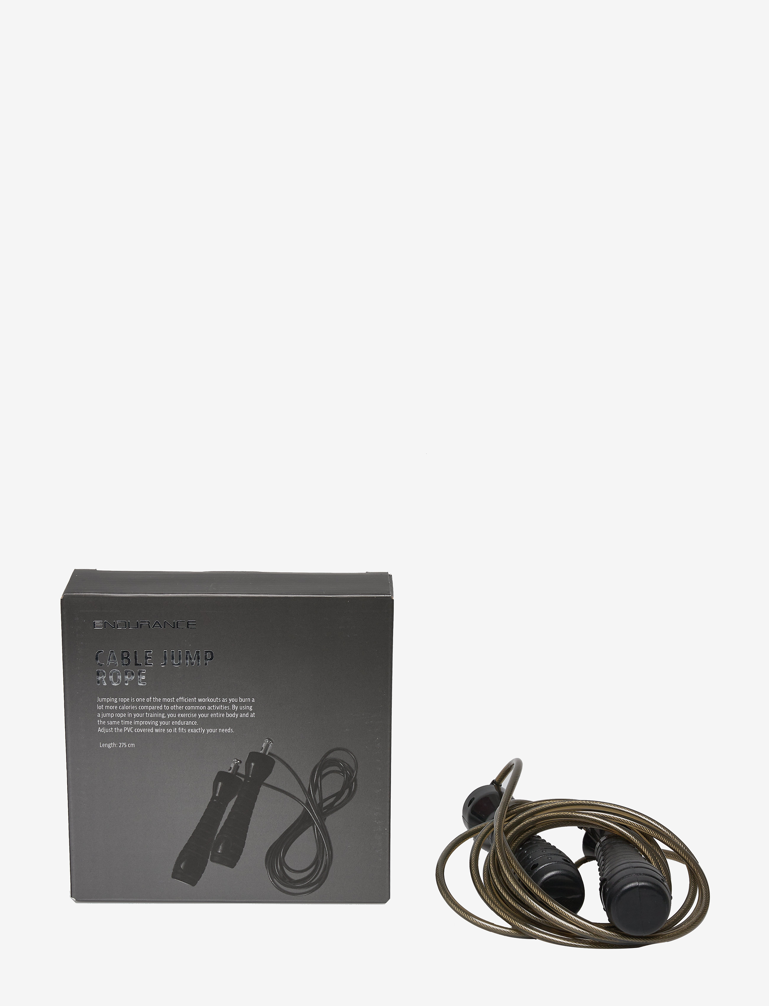 ENDURANCE Cable Jump Rope Schwarz - One Size - Damen
