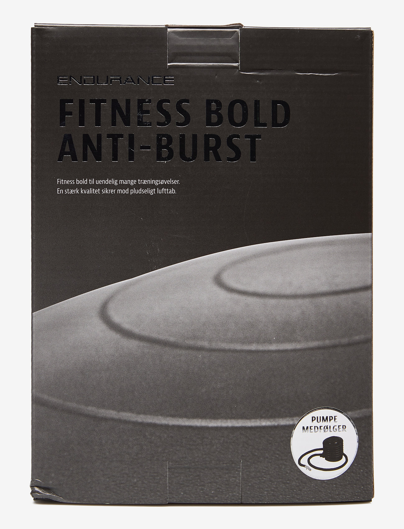 Endurance - Gym ball 65 CM - hjemmetræningsudstyr - silver - 0