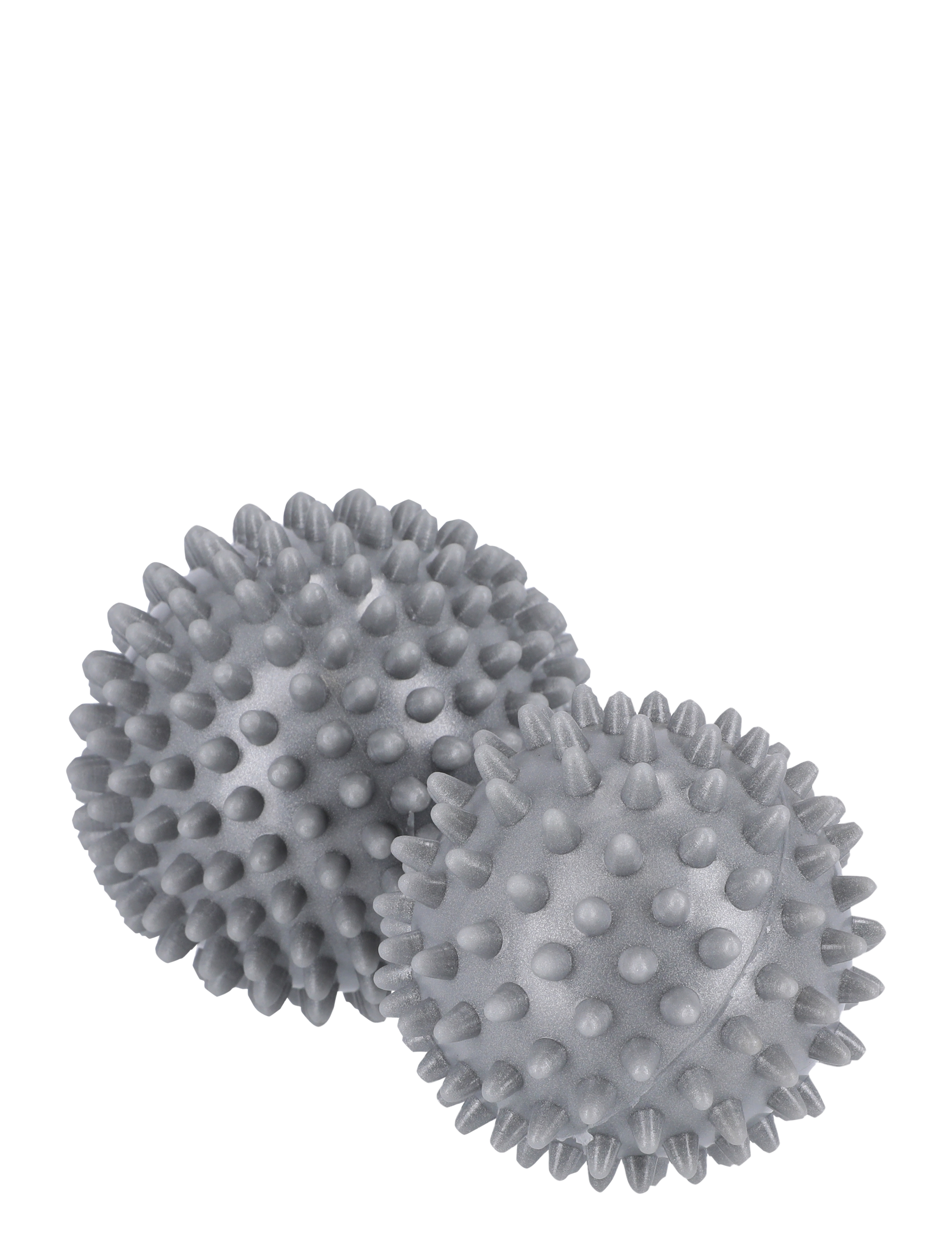 Endurance - Hard massage ball 2 pcs - schaumstoffrollen & massagebälle - silver - 2