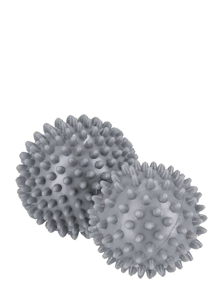 Endurance - Hard massage ball 2 pcs - wałki piankowe i piłki do masażu - silver - 2