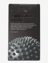 Endurance - Soft massage ball 2 pcs - vahurullid ja massaažipallid - silver - 0